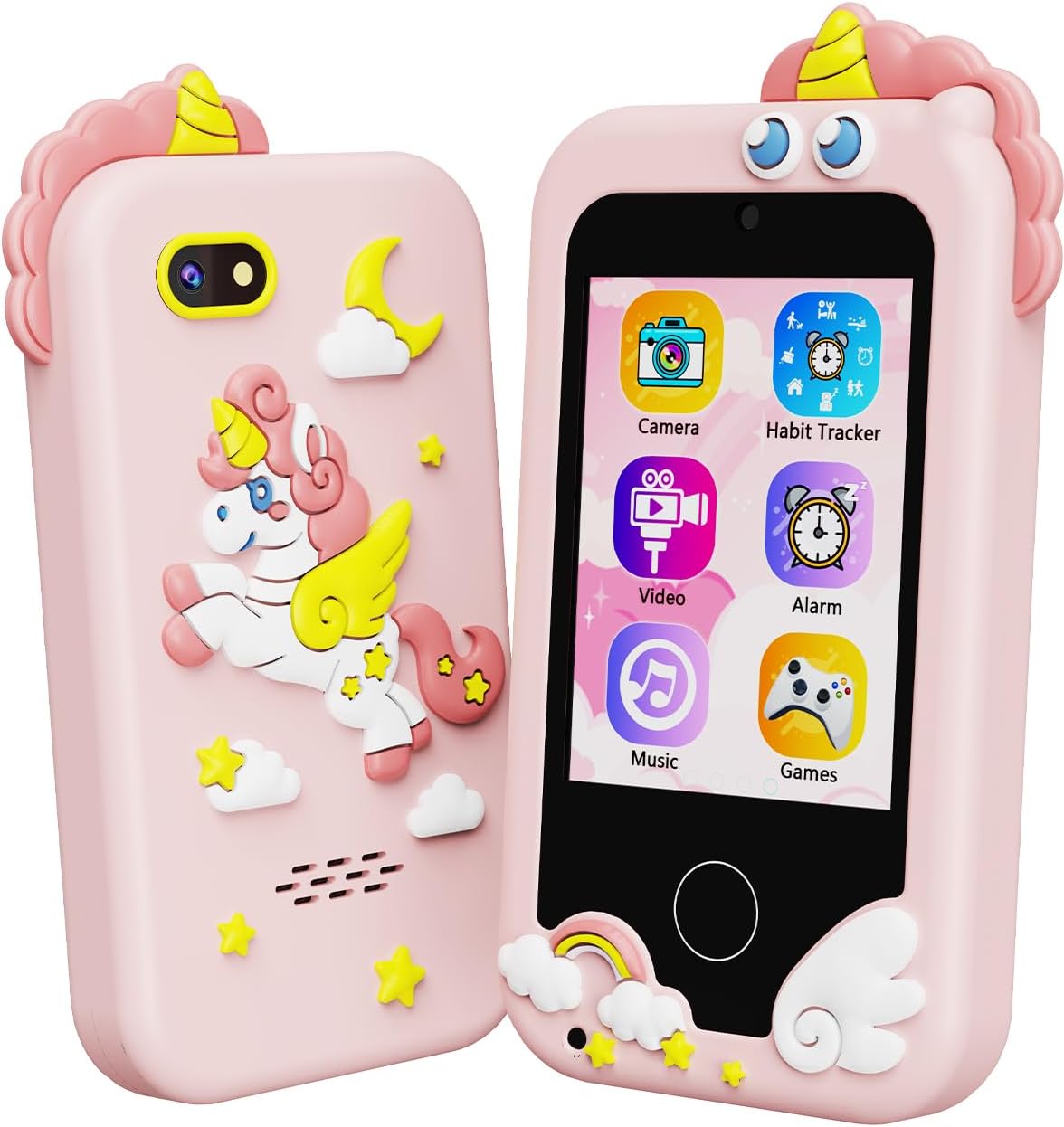 Kikidex Kids Smart Phone for Girls, Perfect Christmas Birthday Gifts for 3-10 Ye...