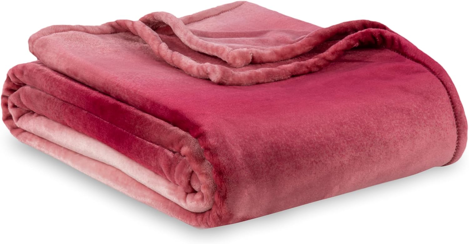 Berkshire Blanket-Classic Heavyweight Soft Printed VelvetLoft® Plush Blanket, Fu...