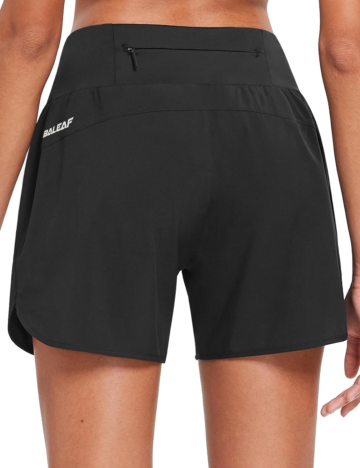 BALEAF Women's 5" Workout Shorts Gym Running Shorts Athletic with Liner High Wai...