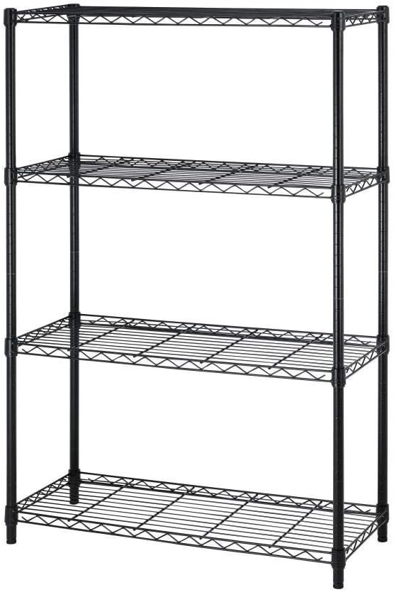 4 Tier Shelving Unit NSF Wire Shelf Metal Large Storage Shelves Heavy Duty Heigh...