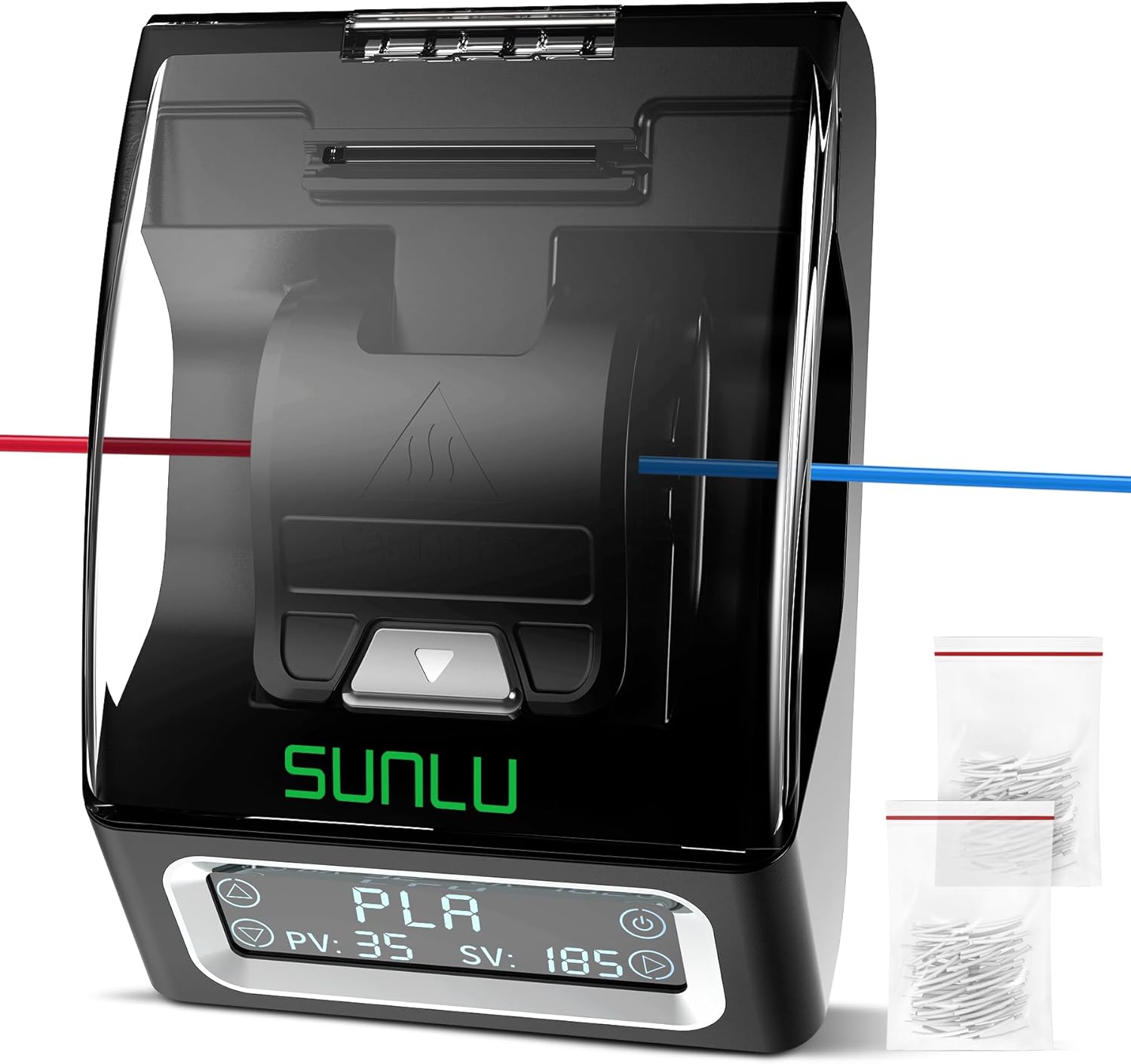 SUNLU Official Filament Connector, 400Pcs PTFE Sleeve Filament Splicer for 3D Pr...