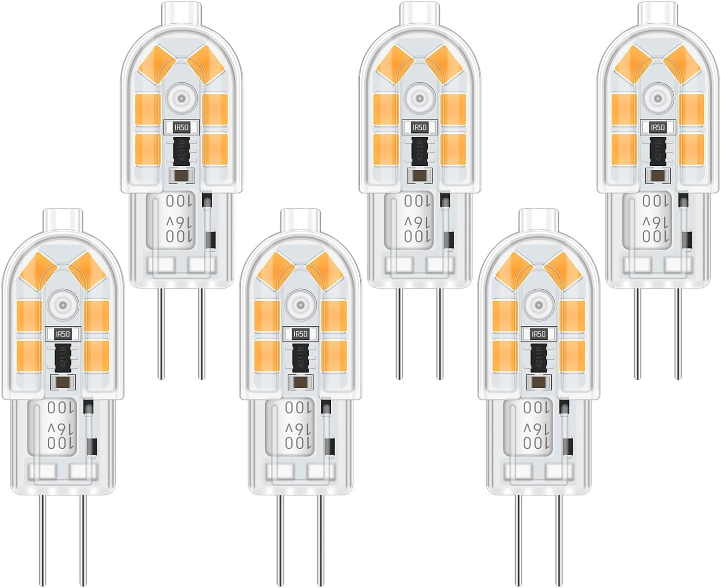Akynite Capsule G4 LED 2W 12V Light Bulbs Warm White 3000K 200LM, Bi Pin G4 10W...