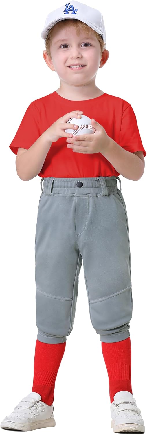 2T/3T/4T/5T/6T Youth Toddler Boys Baseball Pants - Kids Gilrs Tee Ball Softball...