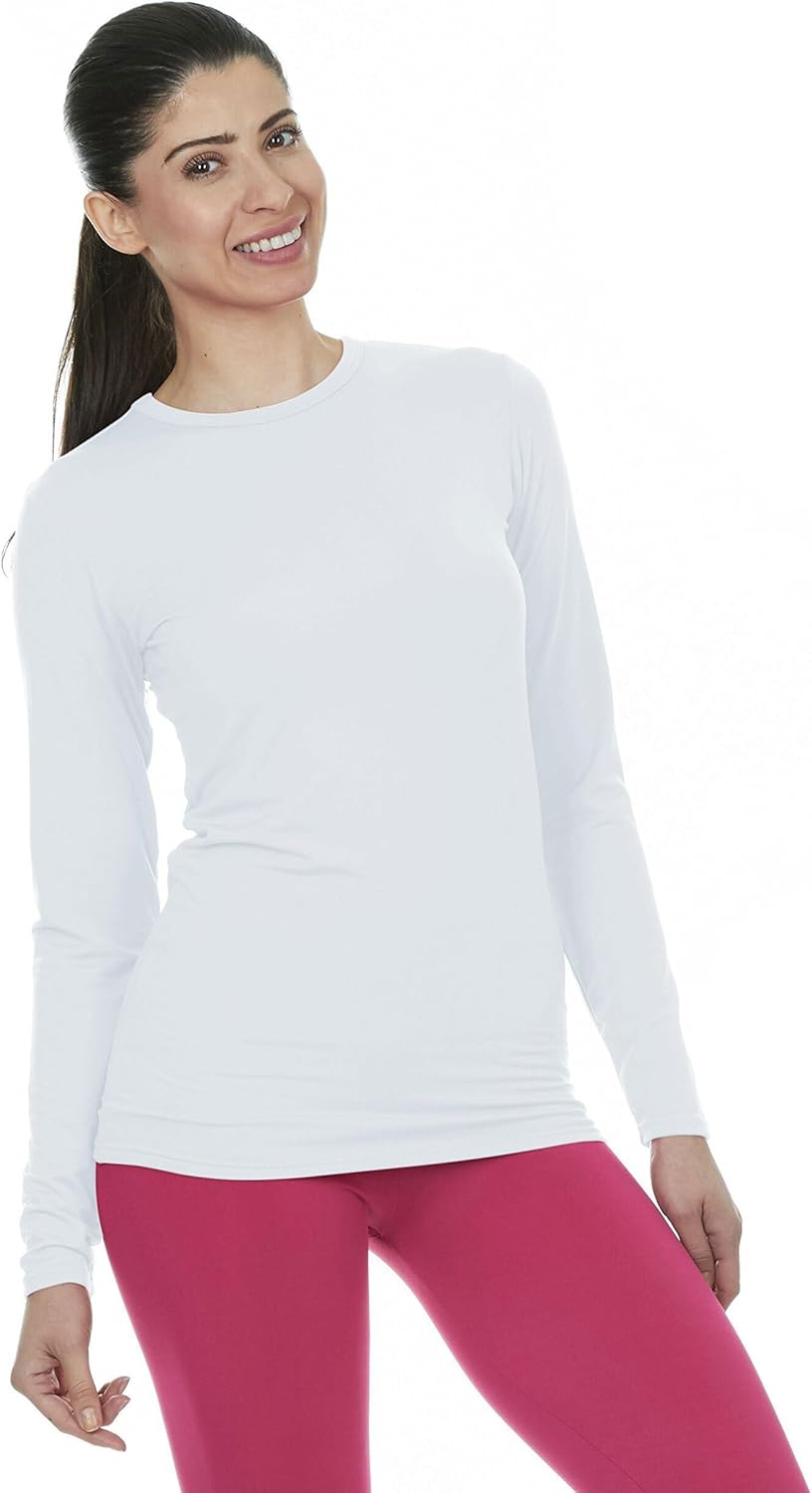 Thermajane Long Sleeve Thermal Shirts for Women Cold Weather, Womens Thermal Und...