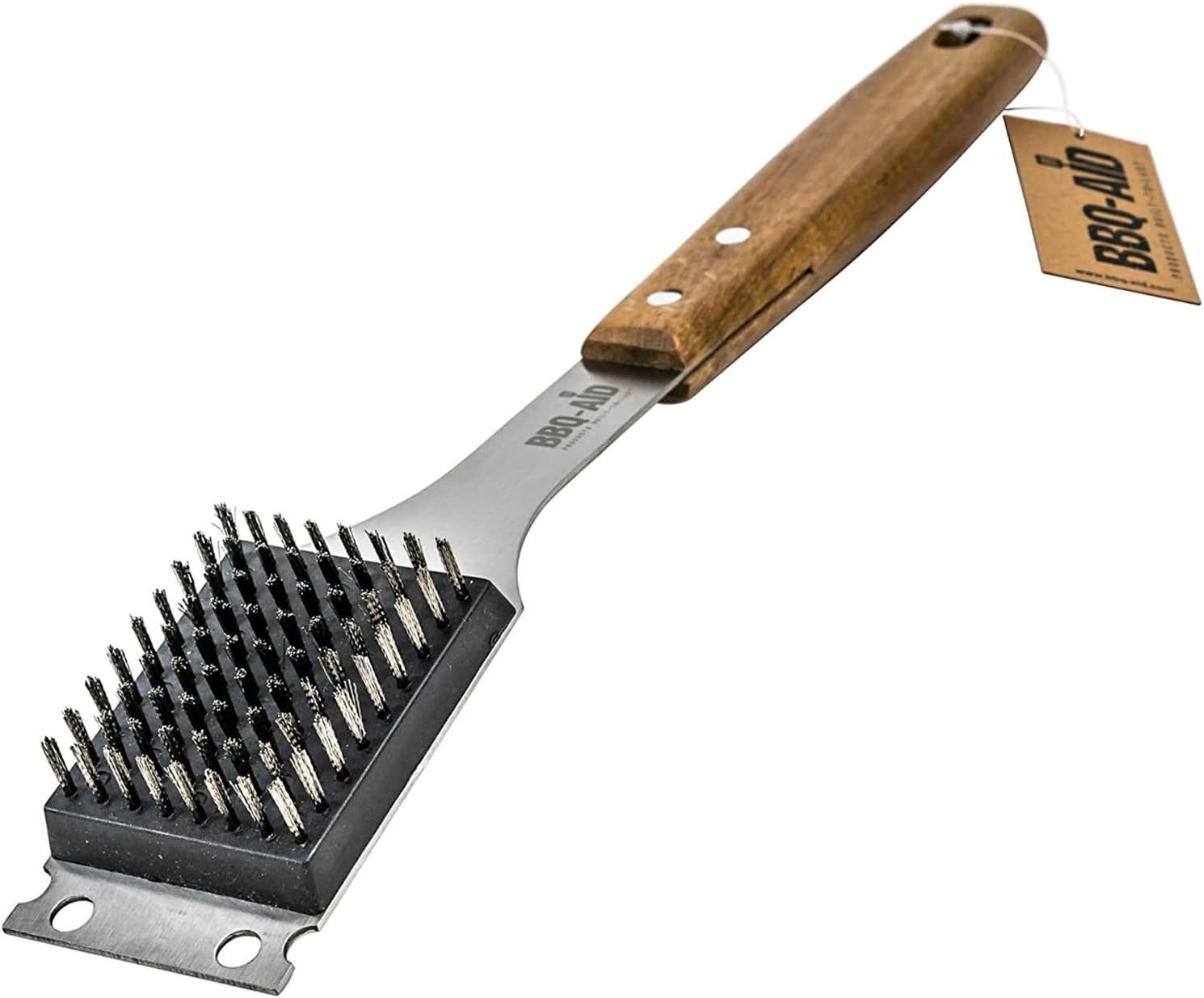 BBQ-Aid Grill Brush and Scraper for Barbecue – Grill Brush for Outdoor Grill wit...