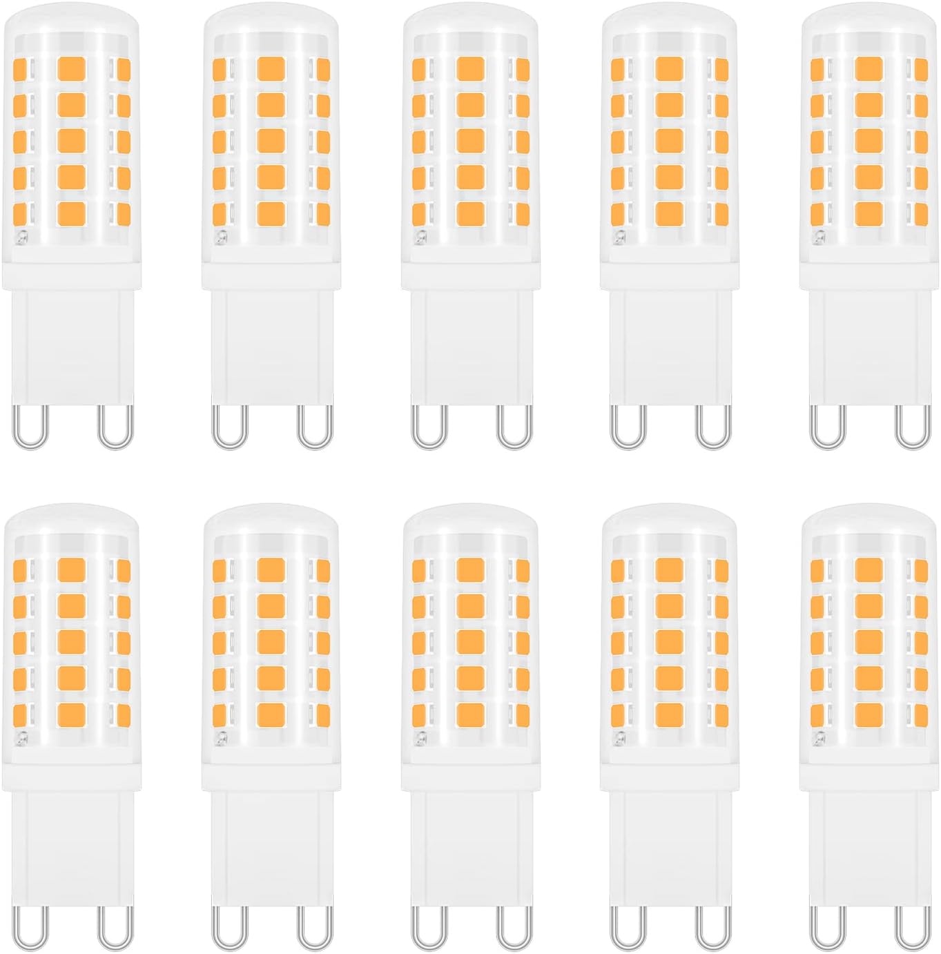 Akynite G9 LED Light Bulbs 4W Warm White 2700K, Equivalent to Bi Pin Halogen Bul...