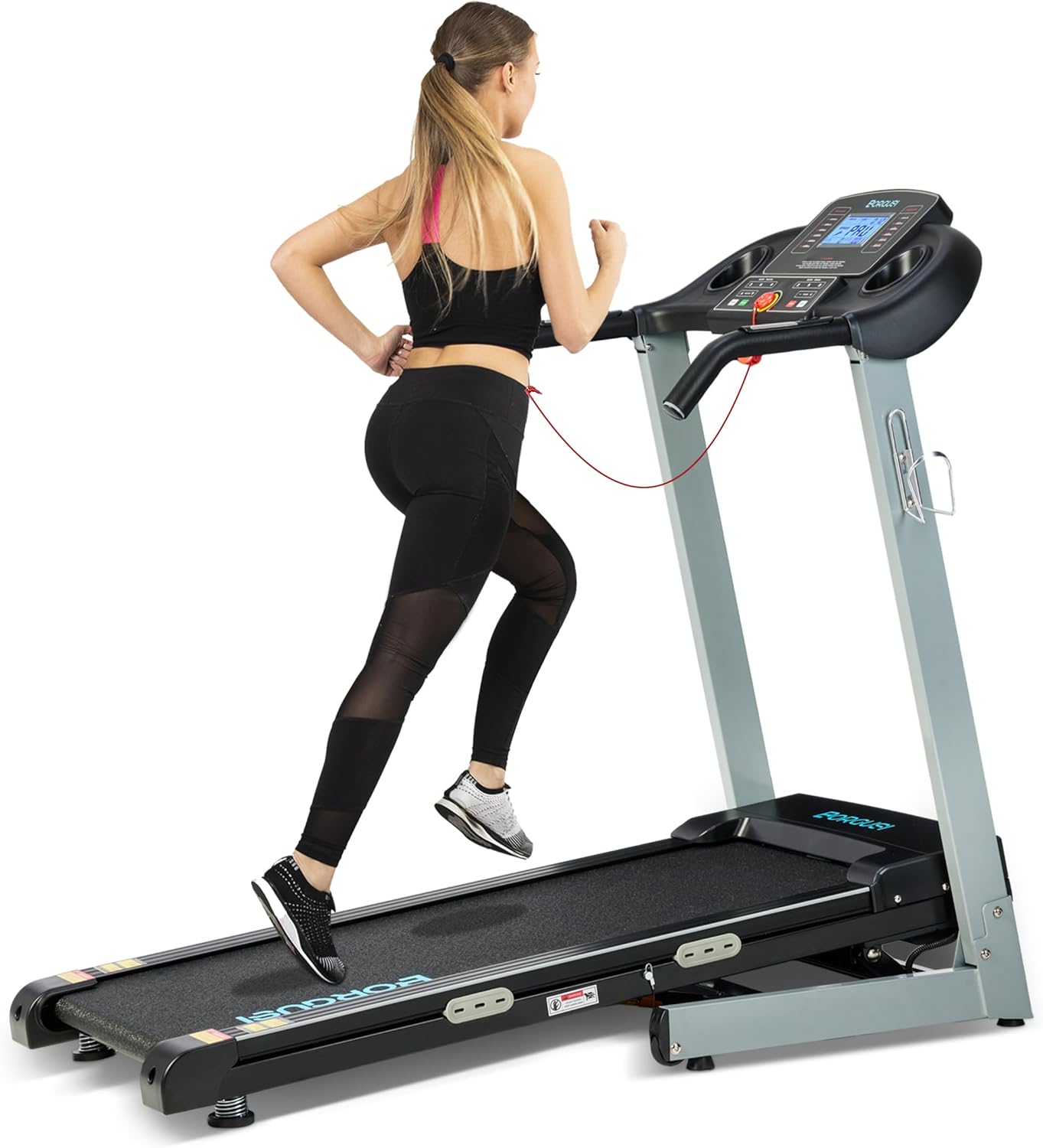 Treadmill with Auto Incline - 300 lb Capacity, 3.0HP Folding Electric Treadmill...