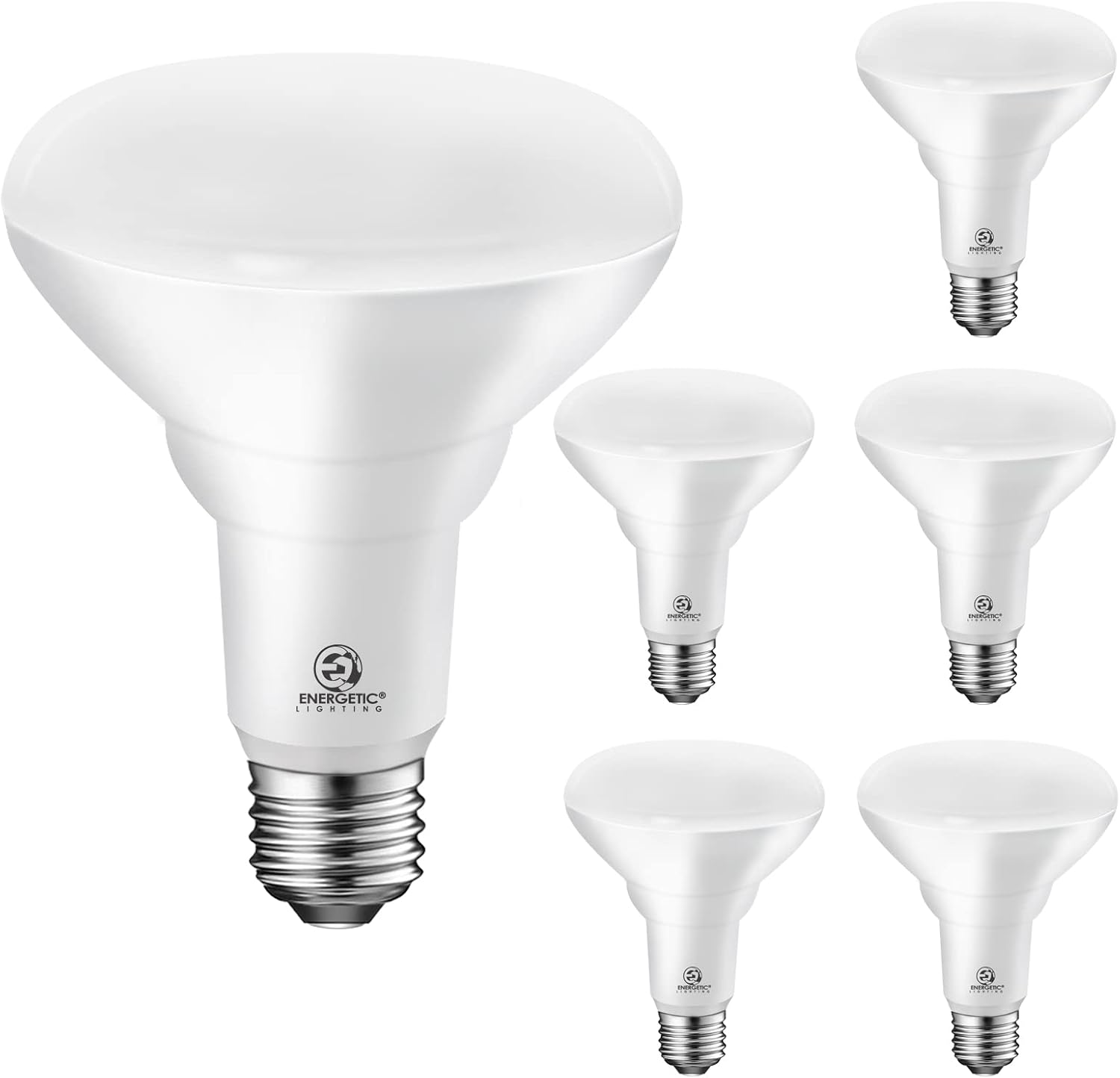 Energetic LED Flood Light Bulbs BR30, 65W Equivalent, Dimmable, Daylight 5000K,...