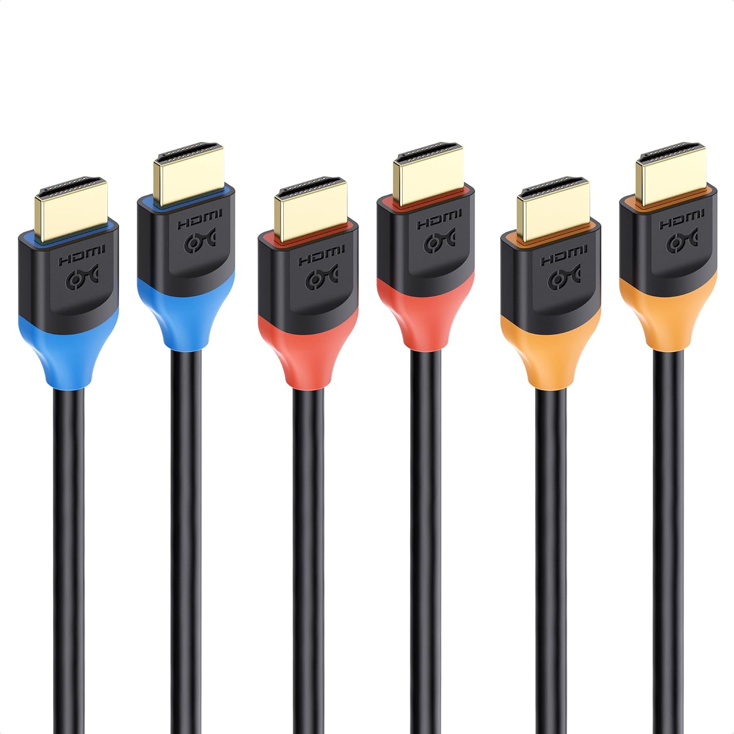 Cable Matters [Ultra High Speed HDMI Certified] 3-Pack 48Gbps 8K HDMI Cable 6.6...