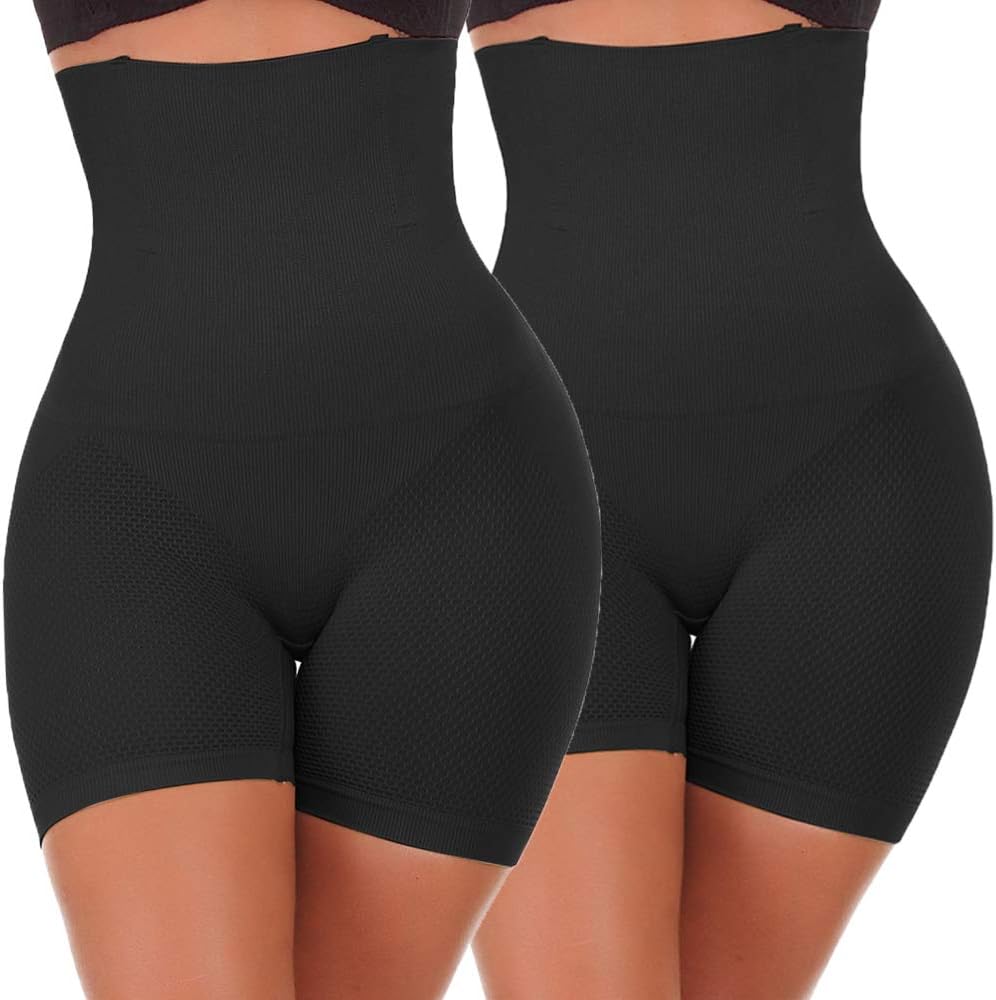 NINGMI Women High-Waisted Tummy Control Bodyshaper Butt Lifter Boyshorts Control...