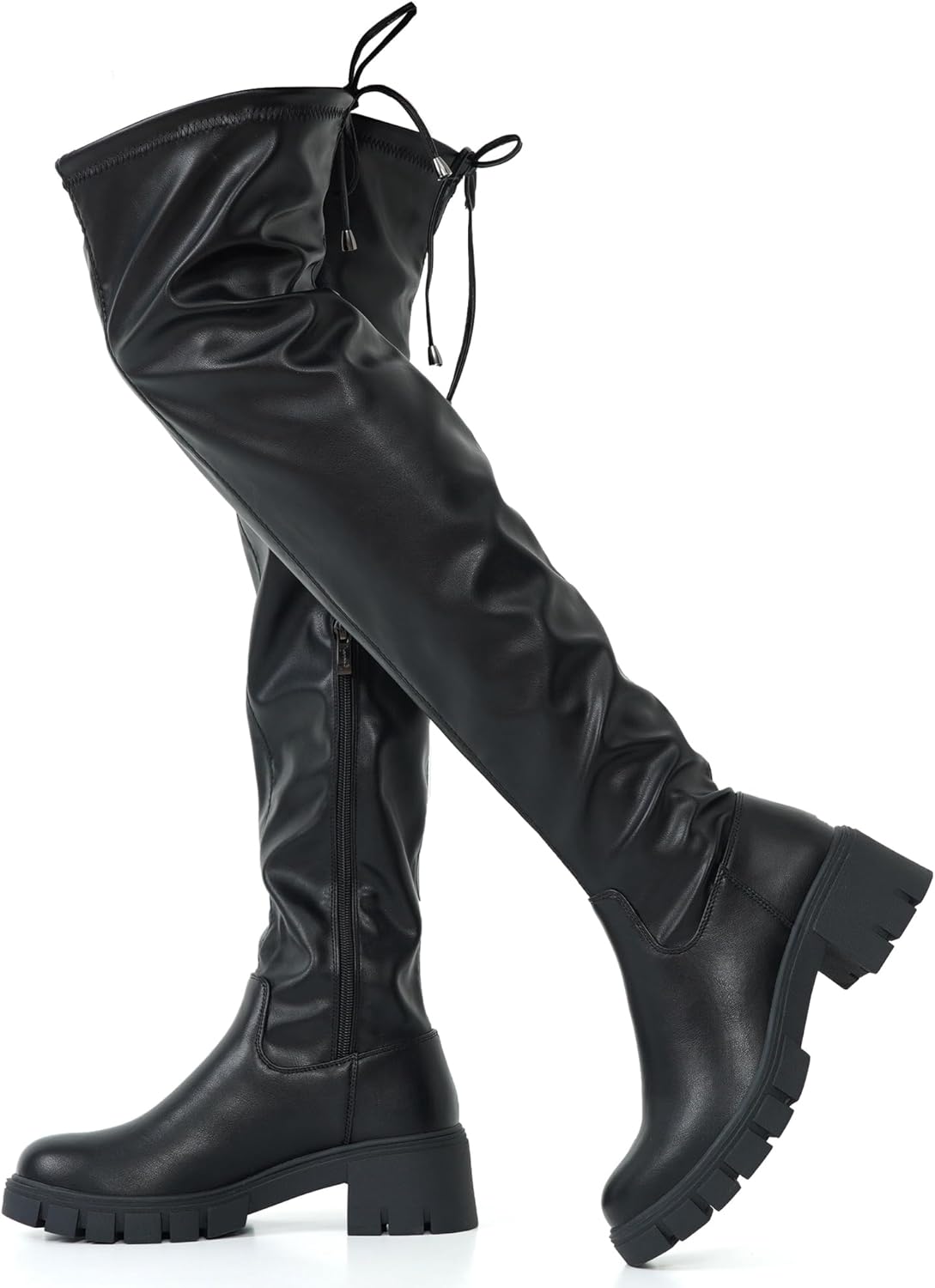Jeossy Women's 990 Over The Knee High Boots Platform Thigh High Boots Round Toe...
