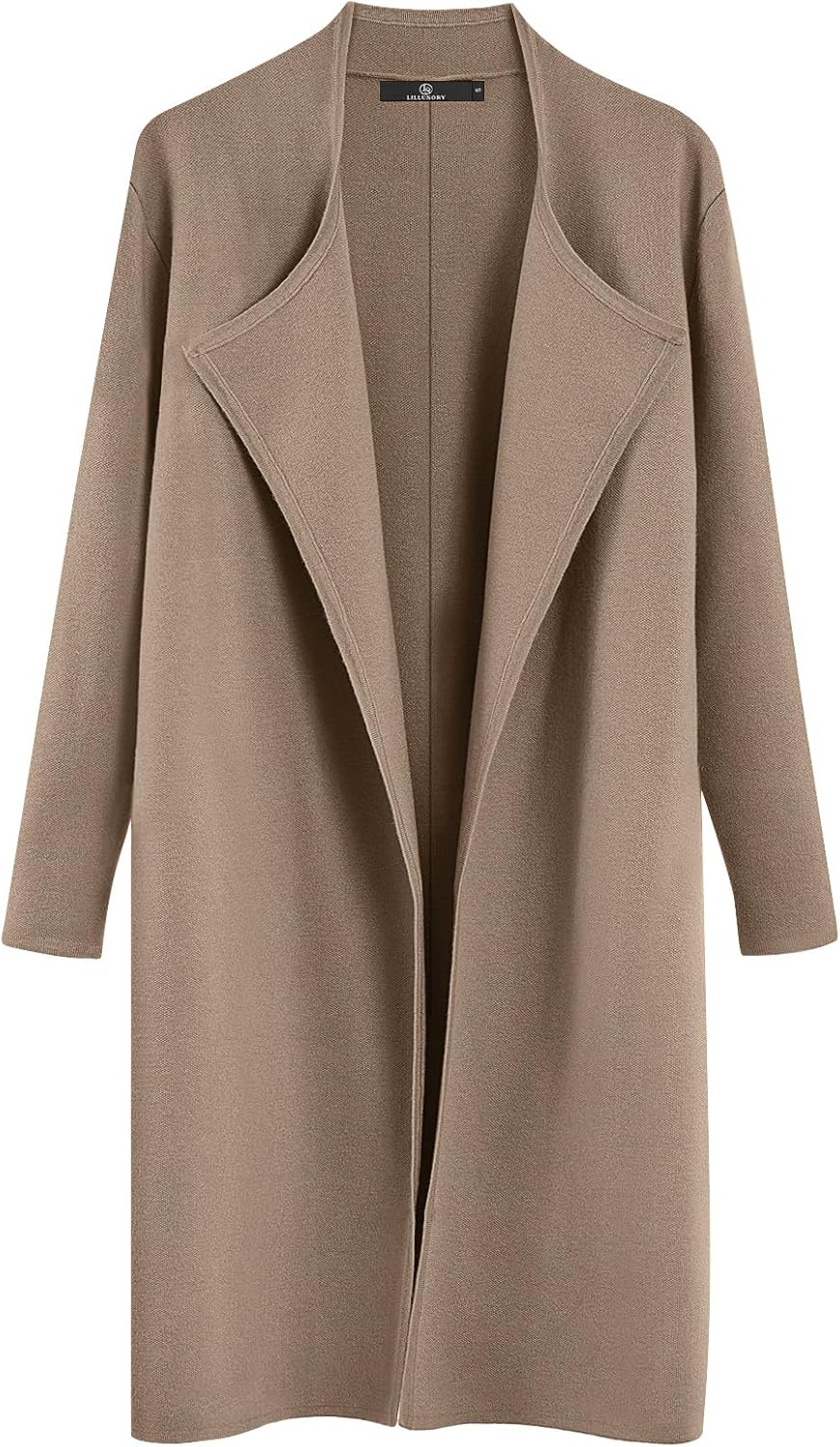 LILLUSORY Women's Long Cardigan Sweaters Oversized Fall Dressy Coatigan Jackets...