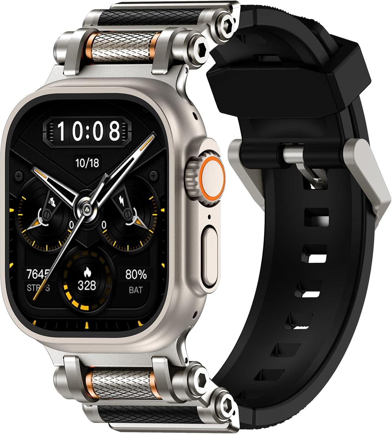 TAURI Designed for Apple Watch Band for Apple Watch Ultra 2/ Ultra 49mm [Liquid...