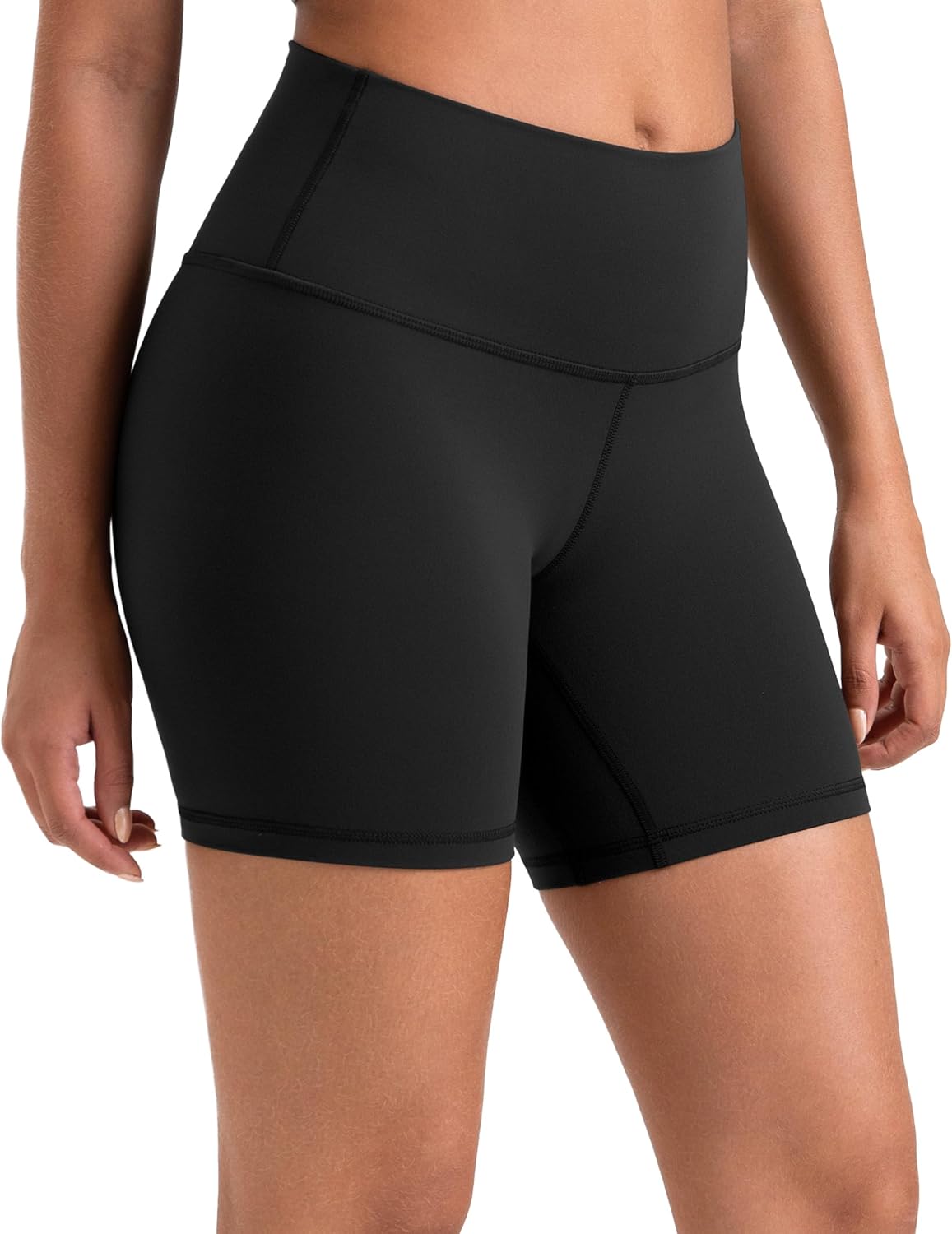 Colorfulkoala Women's Dreamlux High Waisted Yoga Shorts 6" Inseam Workout Tights...