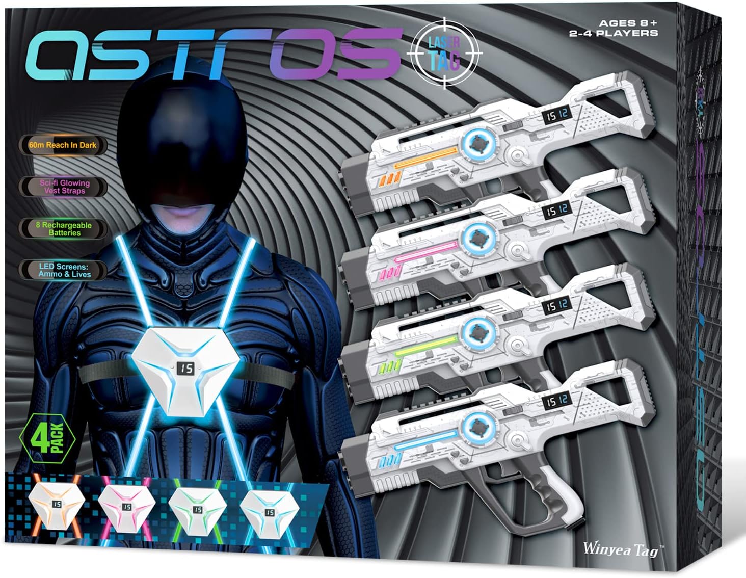 Laser Tag Rechargeable, Lazer Tag Guns for Kids Gifts for Teens & Adults, Family...