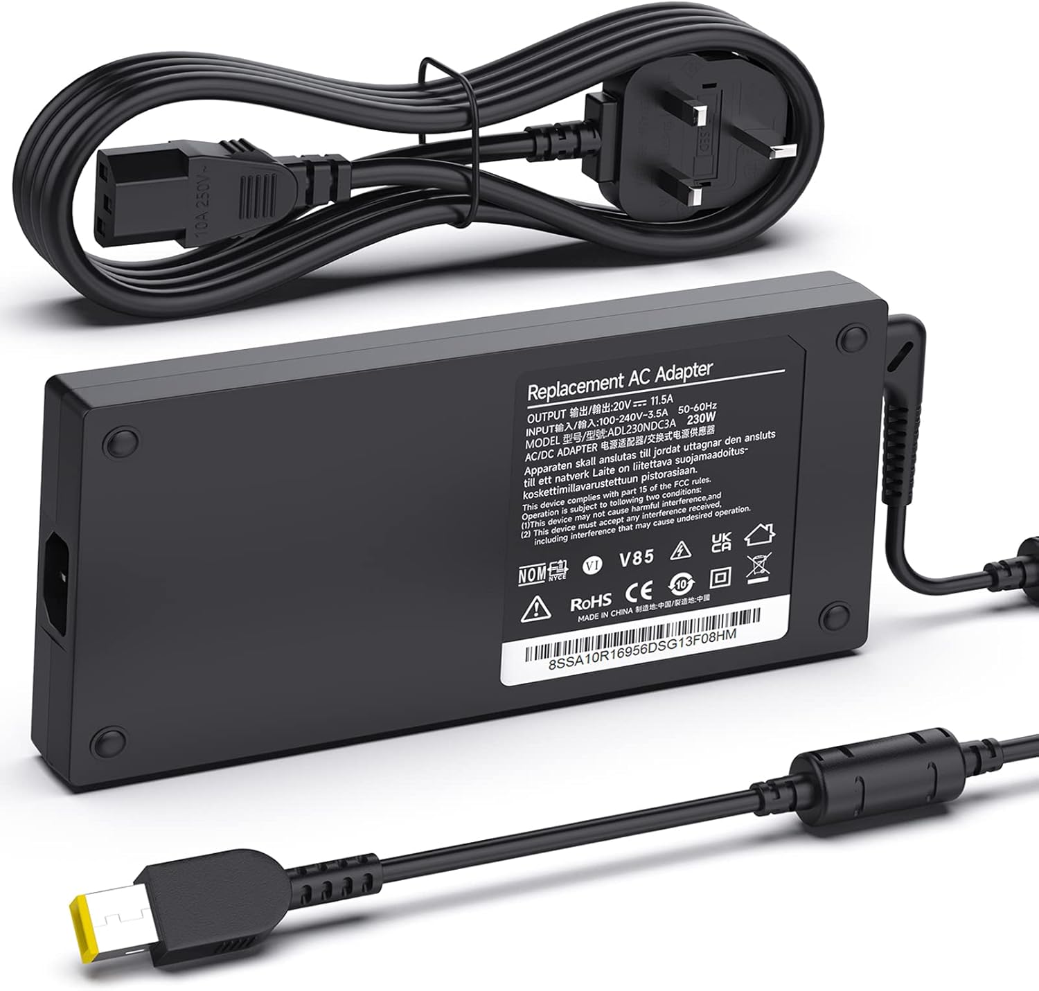 230W Lenovo Laptop Charger Power Supply Adapter for Lenovo Legion 5 7 5P C7 S7 Y...