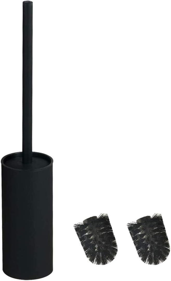 BGL Stainless Steel Standing Toilet Brush for Bath Decor (Black)
