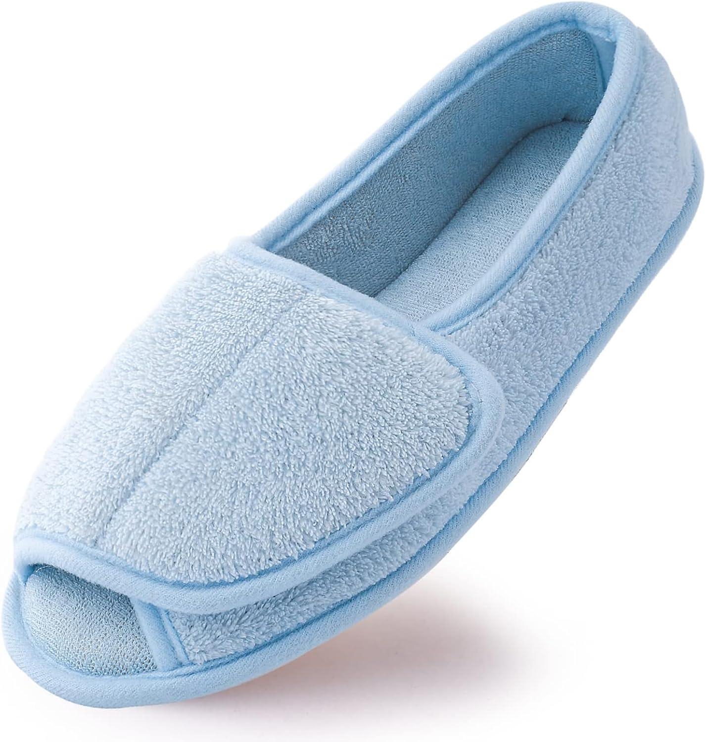 Git-up Diabetic Slippers for Women Memory Foam Arthritis Edema Adjustable Open T...