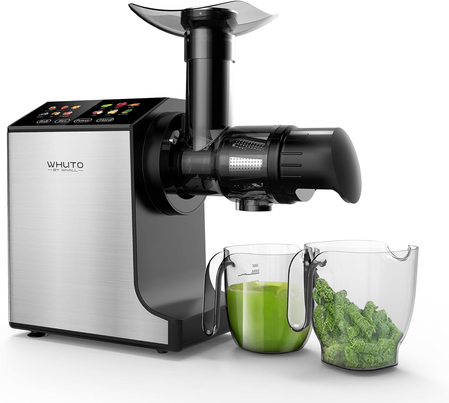 Masticating Juicer Machines, Cold Press Juicer, Easy to Clean with Brush, Touch...