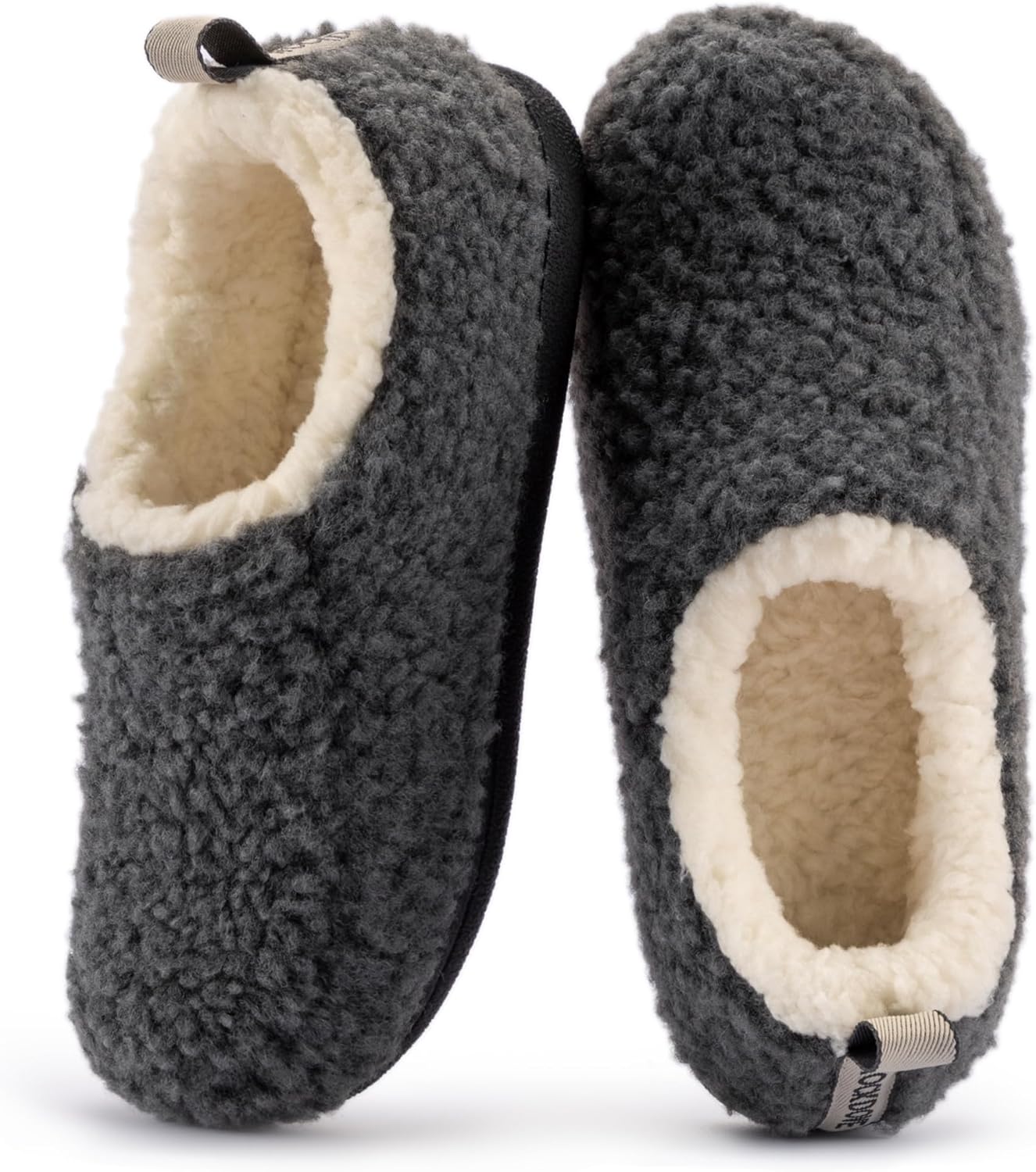 RockDove Women's Nomad Slipper with Memory Foam 6/7 UK Dark Grey
