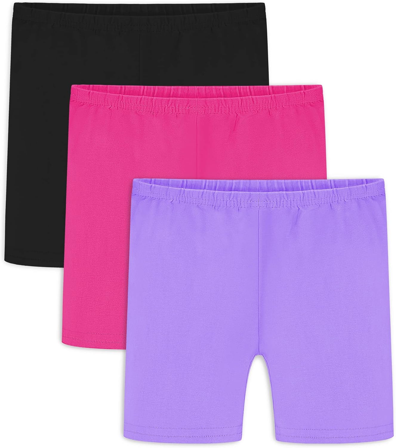 Auranso Girls Bike Shorts Cartwheel Breathable and Safety Biker Under Dress Danc...