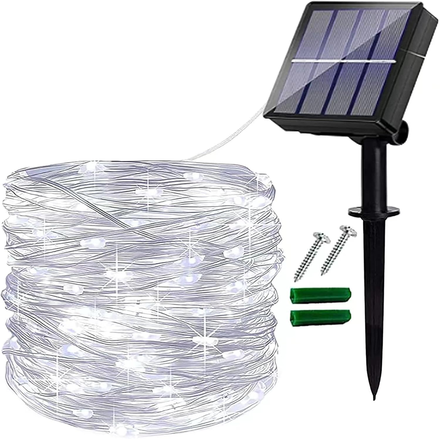 Ligarko Solar Garden Lights, 1 Pack 46ft Solar Fairy Lights Waterproof, 120 LEDs...