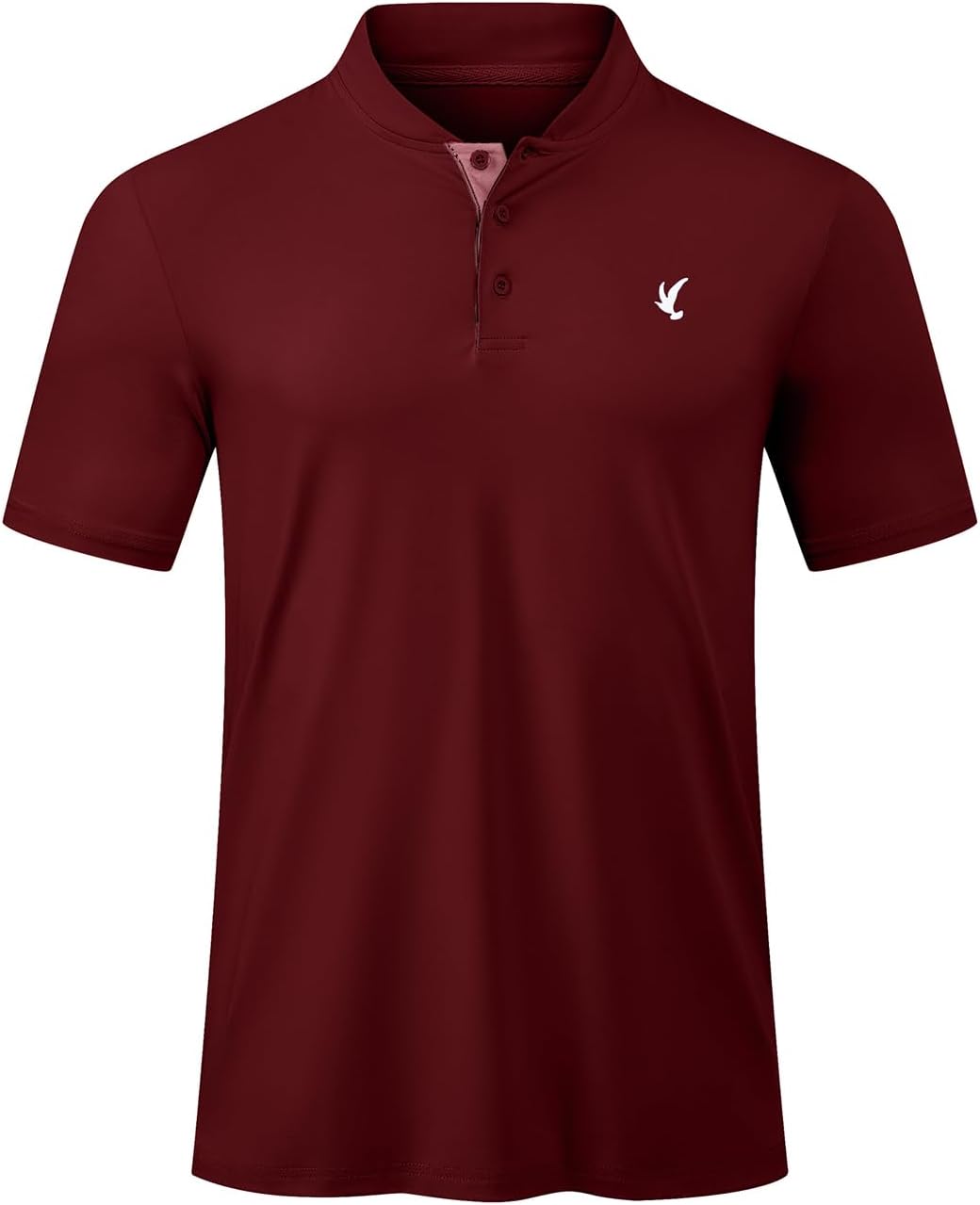 JMIERR Men's Polo Henley Shirt Moisture Wicking Quick Dry Summer Casual Short Sl...