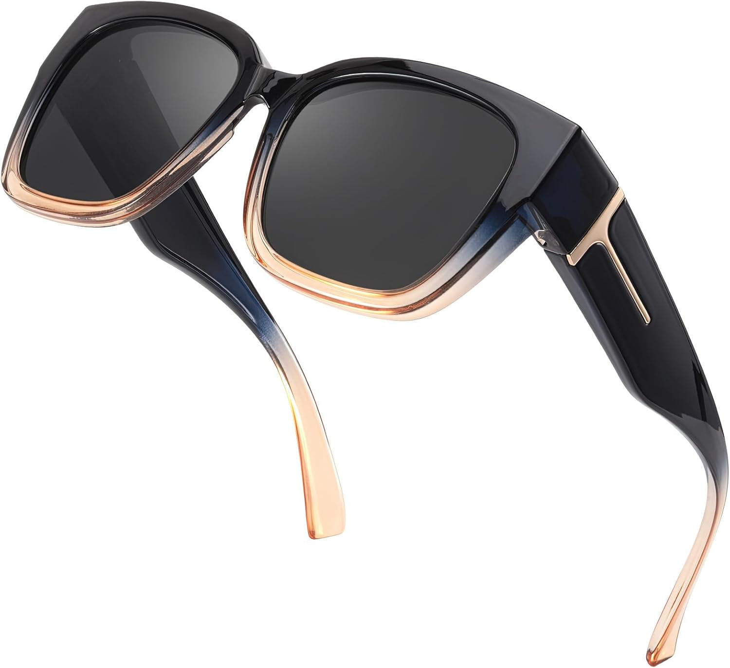 Myiaur Fit Over Sunglasses for Women, Trendy Designer Style Oversized Polarized...