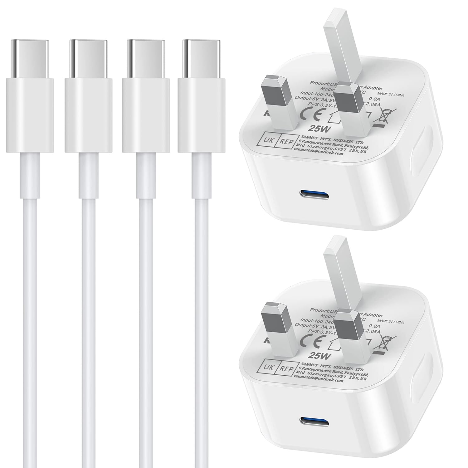 iPhone 16 Charger,2 Pack iPhone 15 Fast Charger Cable and Plug 25W Quick Charge...