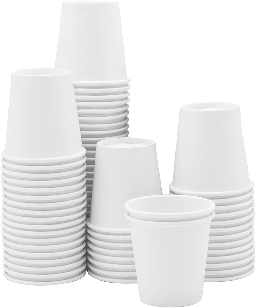 GUSTO [3 oz. - 100 Count Small Paper Cups, Disposable Mini Bathroom Mouthwash Cu...