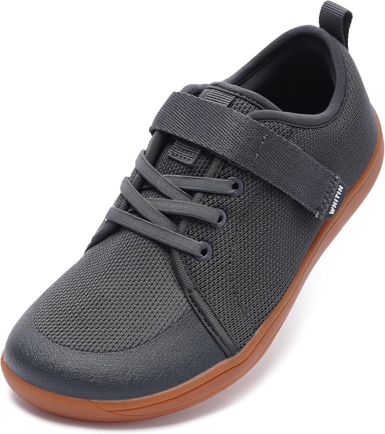 WHITIN Little/Big Kid Barefoot Shoes | Boys/Girls Lace-up Minimalist Sneakers |...