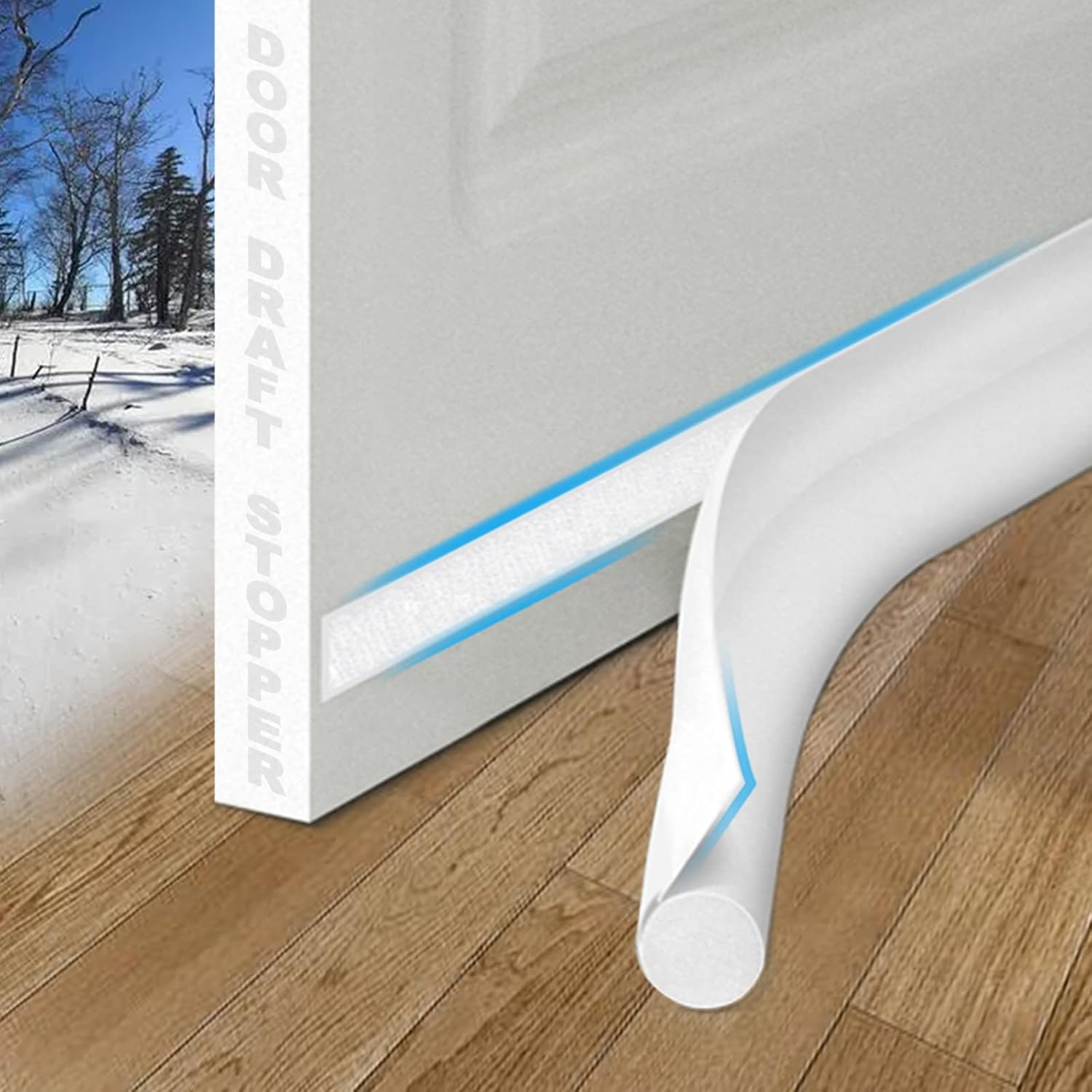 MAXTID Under Door Draft Stoppers 36 Inch White Door Draft Blocker Draft Stoppers...
