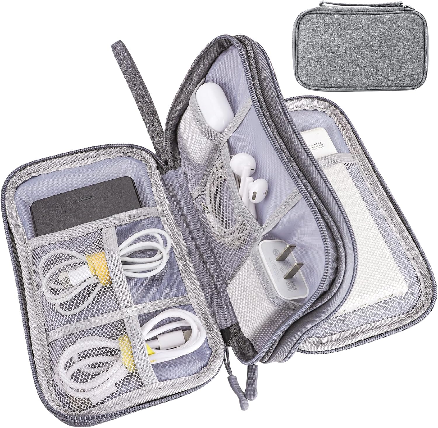 Teskyer Travel Organiser Bag, Electronics Travel Organizer, Waterproof, Cable Or...