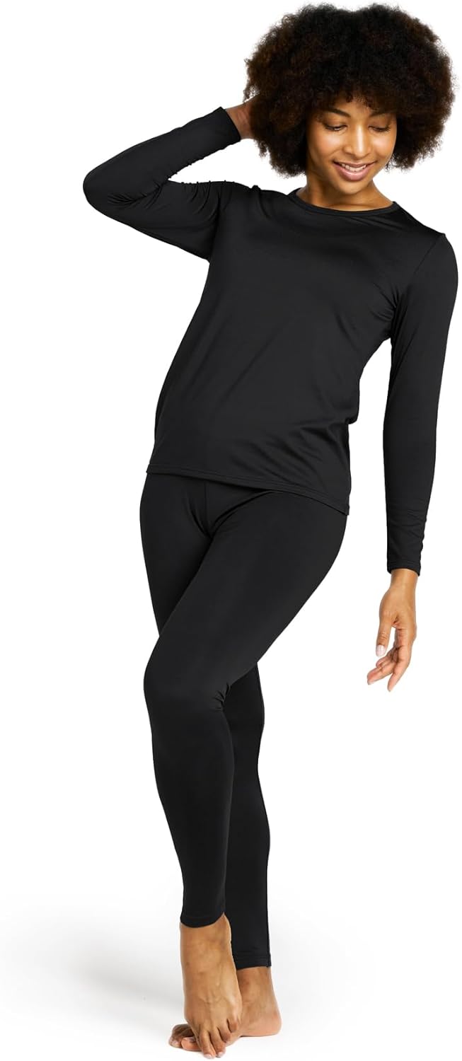 LAPASA Women's Thermal Underwear Set Fleece Lined Base Layer for Ladies Classic...