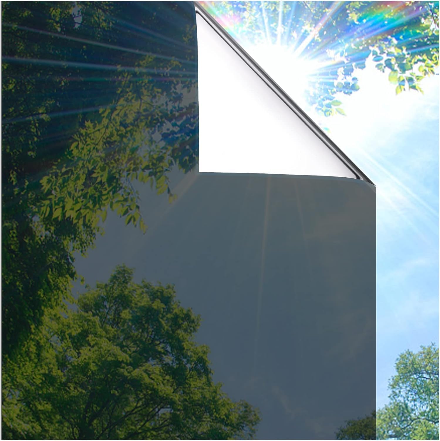 Coavas One Way Privacy Window Film, Daytime Window Film See Out Not in, Reflecti...