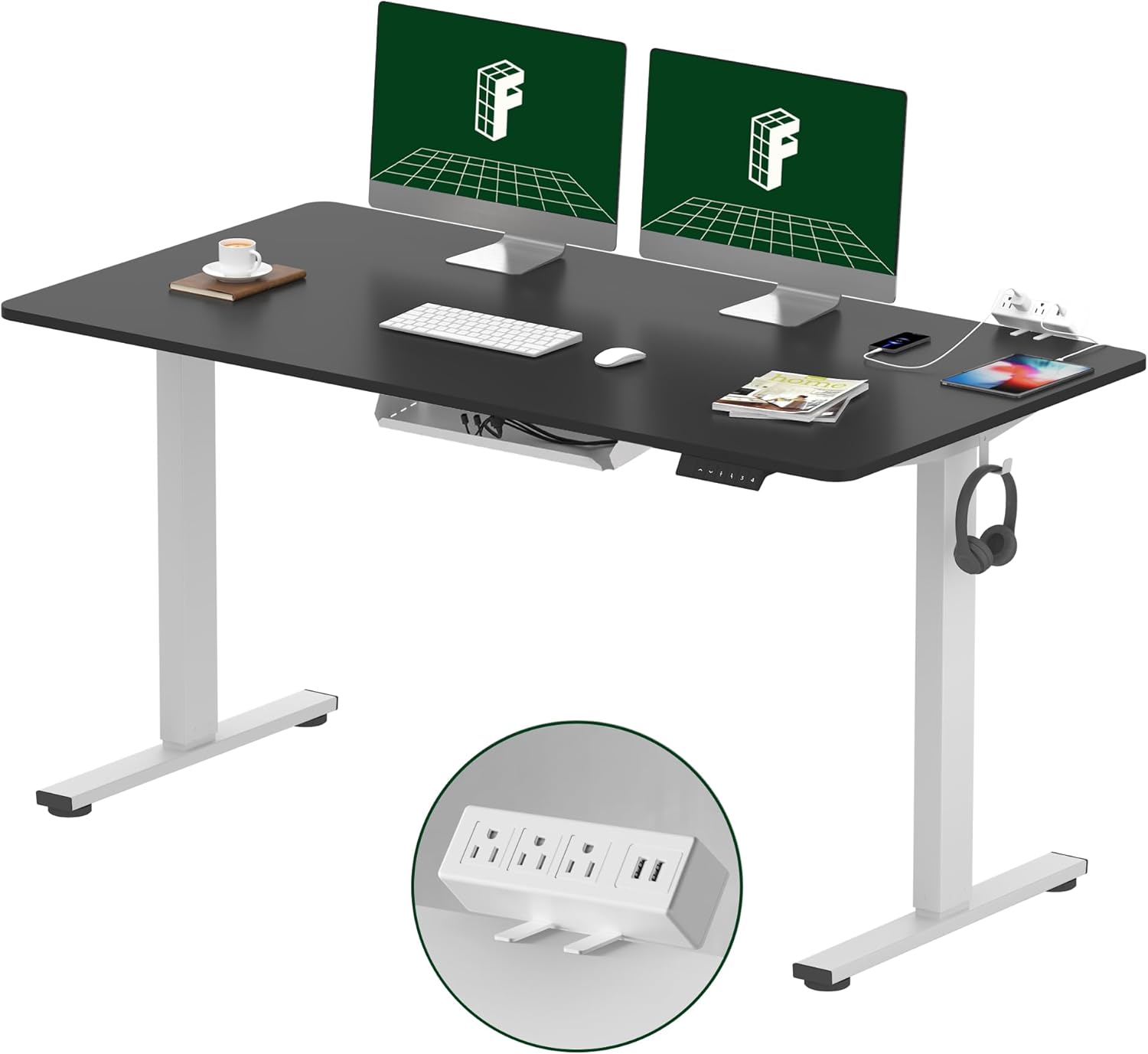 FLEXISPOT EN2 Whole-Piece Standing Desk with Clamp...