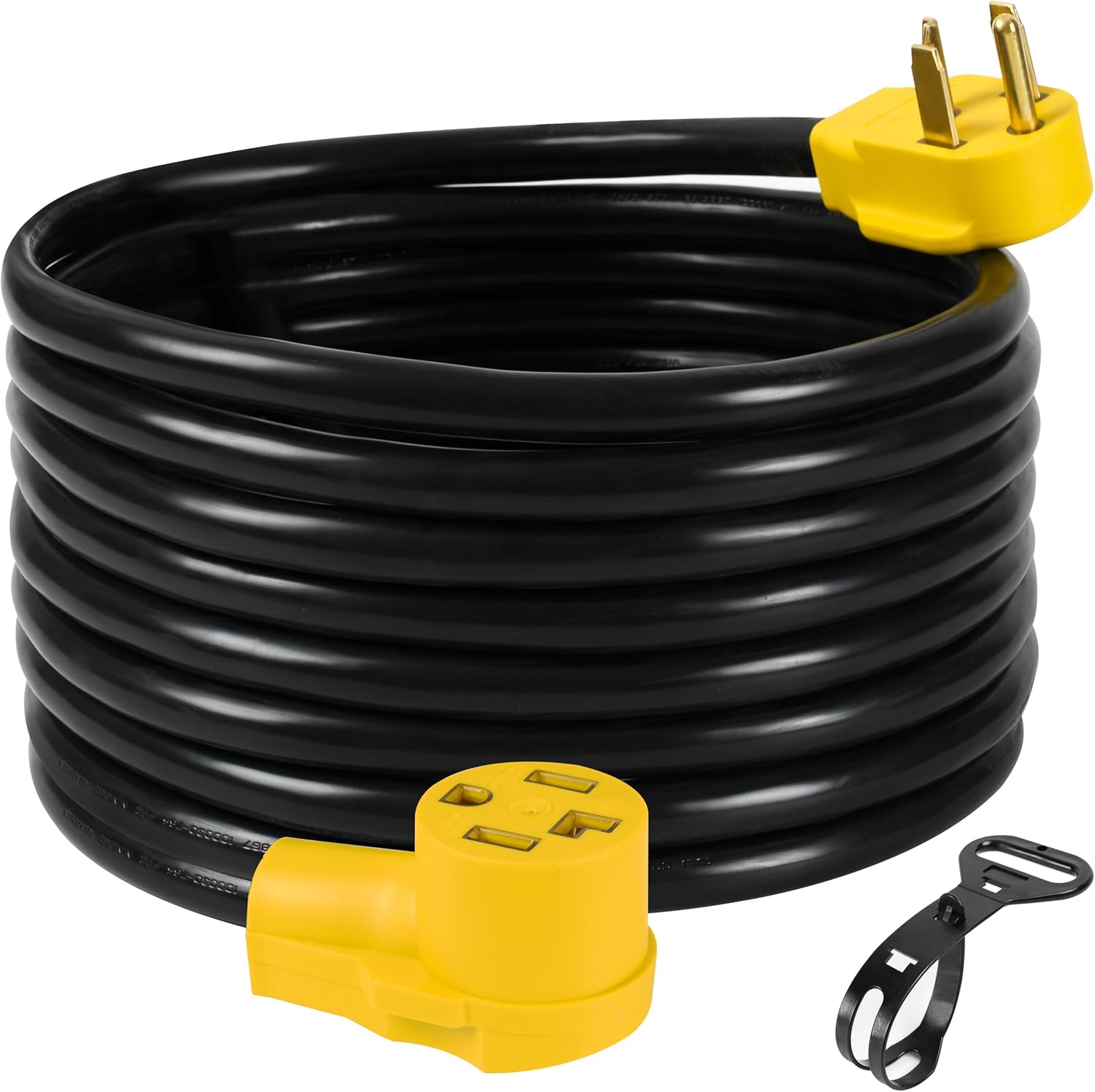25 Feet 30 Amp 4 Prong 10 Gauge NEMA 14-30P to 14-30R 125V/250V Dryer and EV Ext...