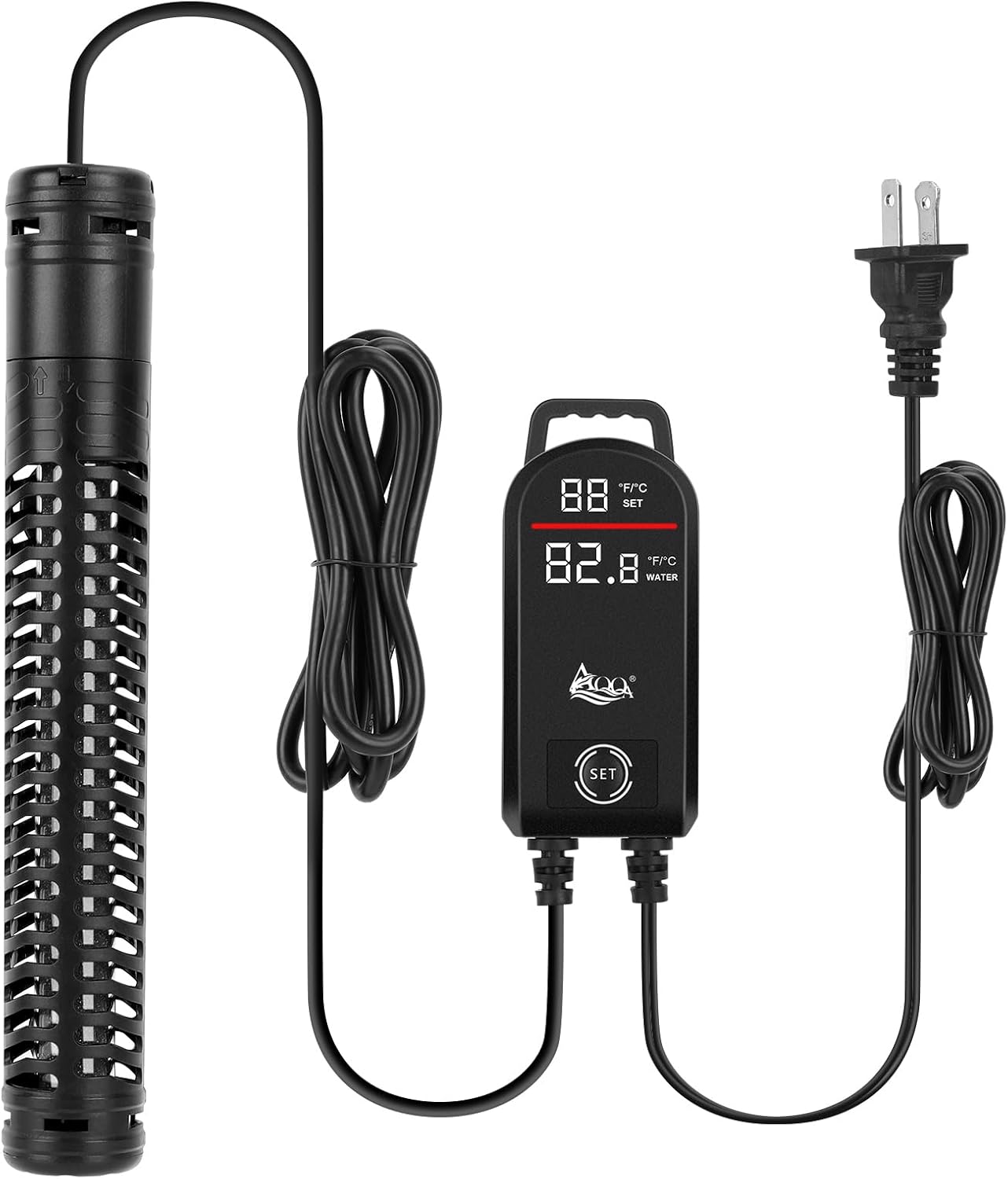 AQQA Aquarium Heater,300W 500W 800W 1000W 1200W Fish Tank Heater,59℉-93℉ Submers...