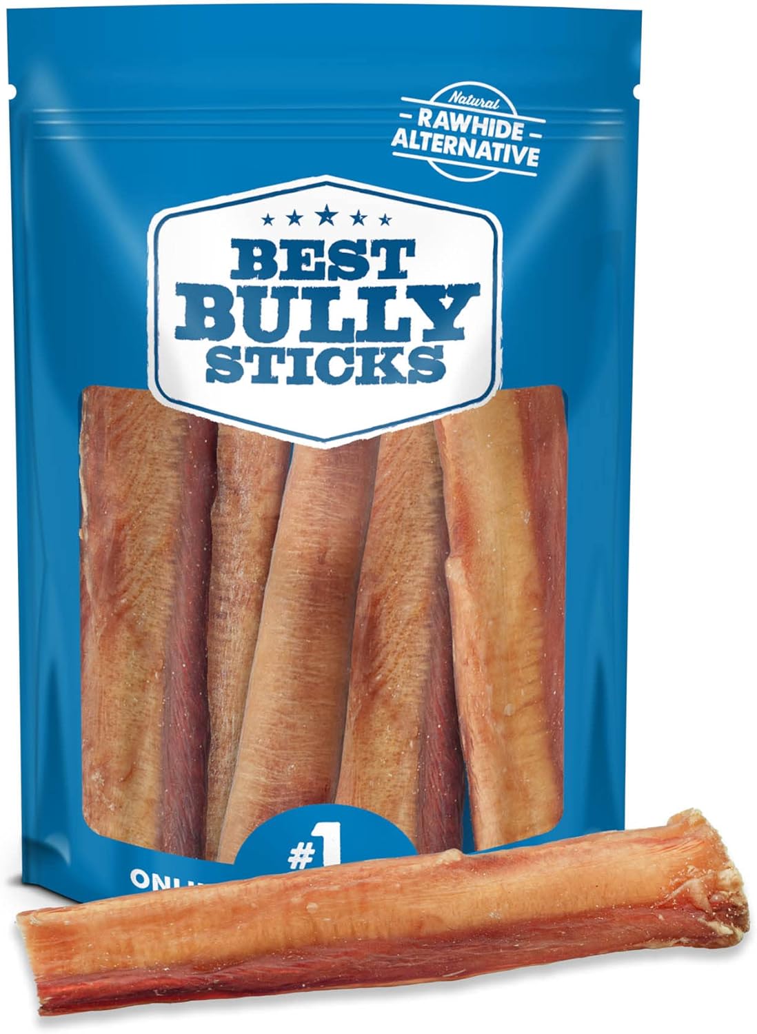 Best Bully Sticks 6 Inch Thick Bully Sticks for Dogs - 5 Count (Pack of 1) - All...