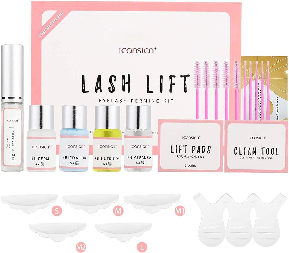 ICONSIGN Eyelash Lift Kit, Updated Lash Lift Kit,...
