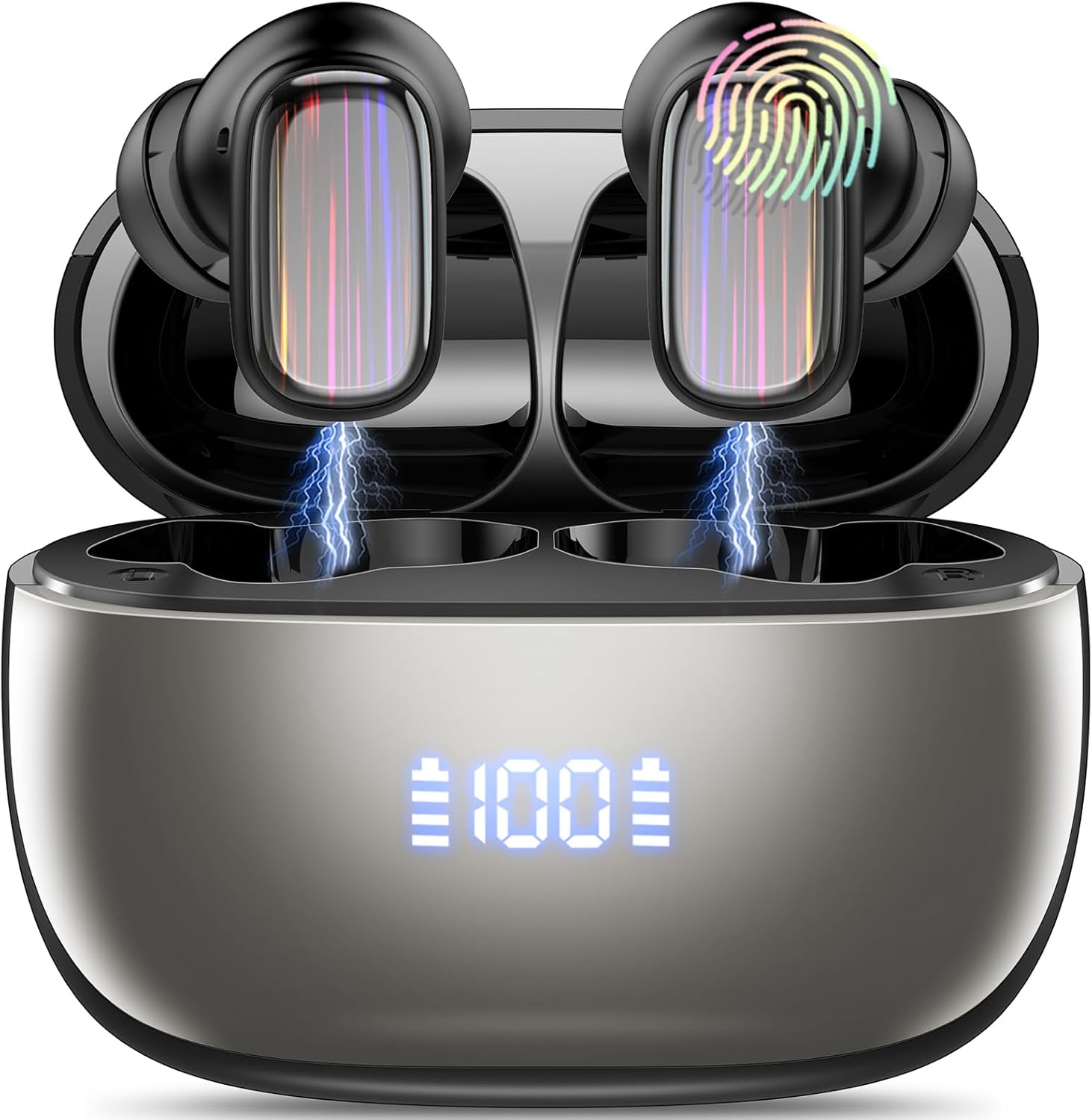 Wireless Earbuds, Mini Bluetooth 5.4 Earphones with ENC Mic, Bluetooth Headphone...