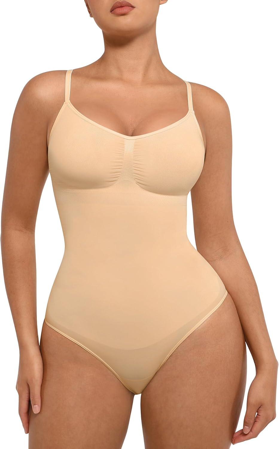 FeelinGirl Shapewear Bodysuit for Women Tummy Control Seamless Sculpting Full Bo...