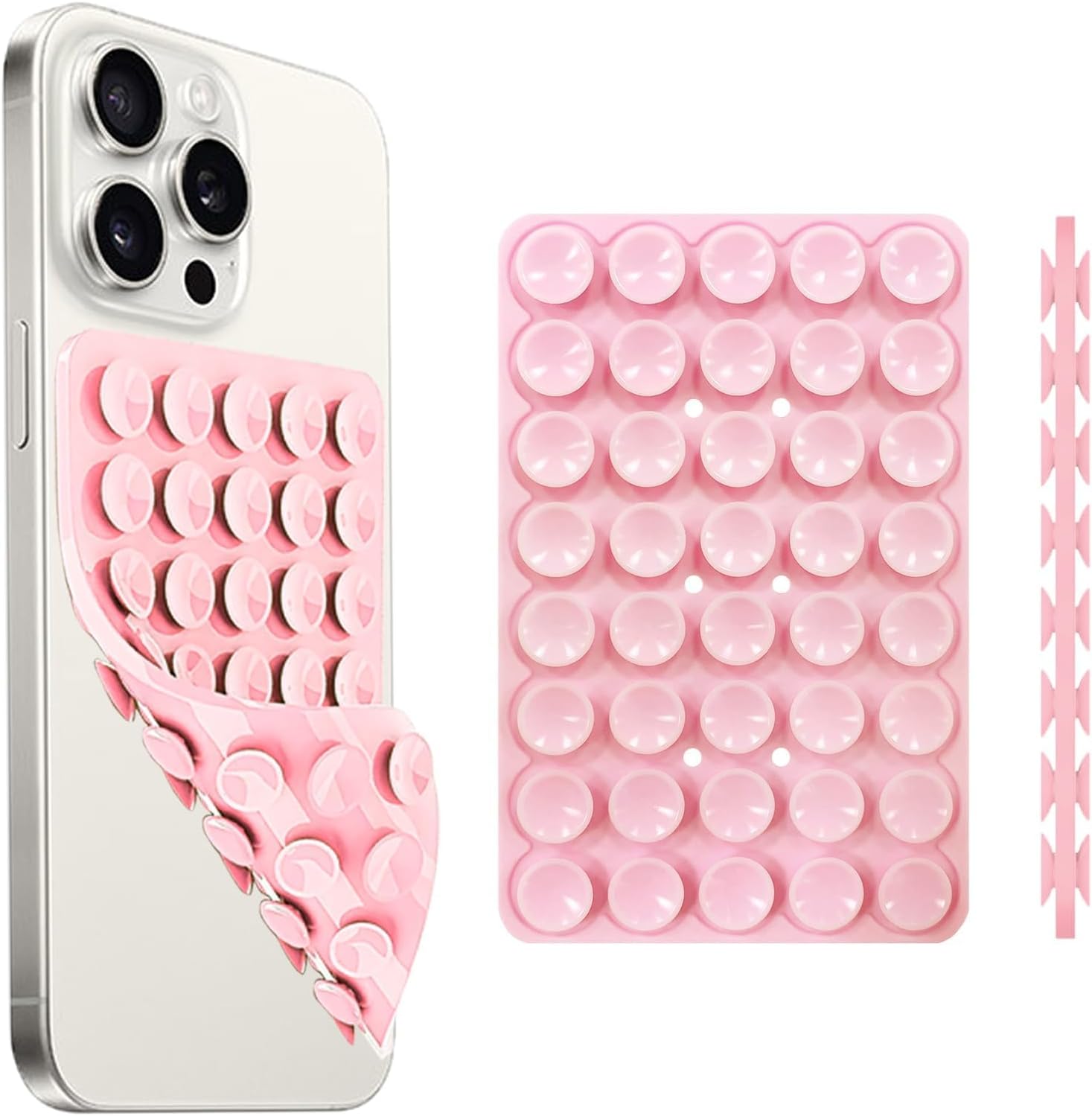 Silicone Suction Cup Phone Case Mount Double Sided, Phone Accessories Hands-Free...