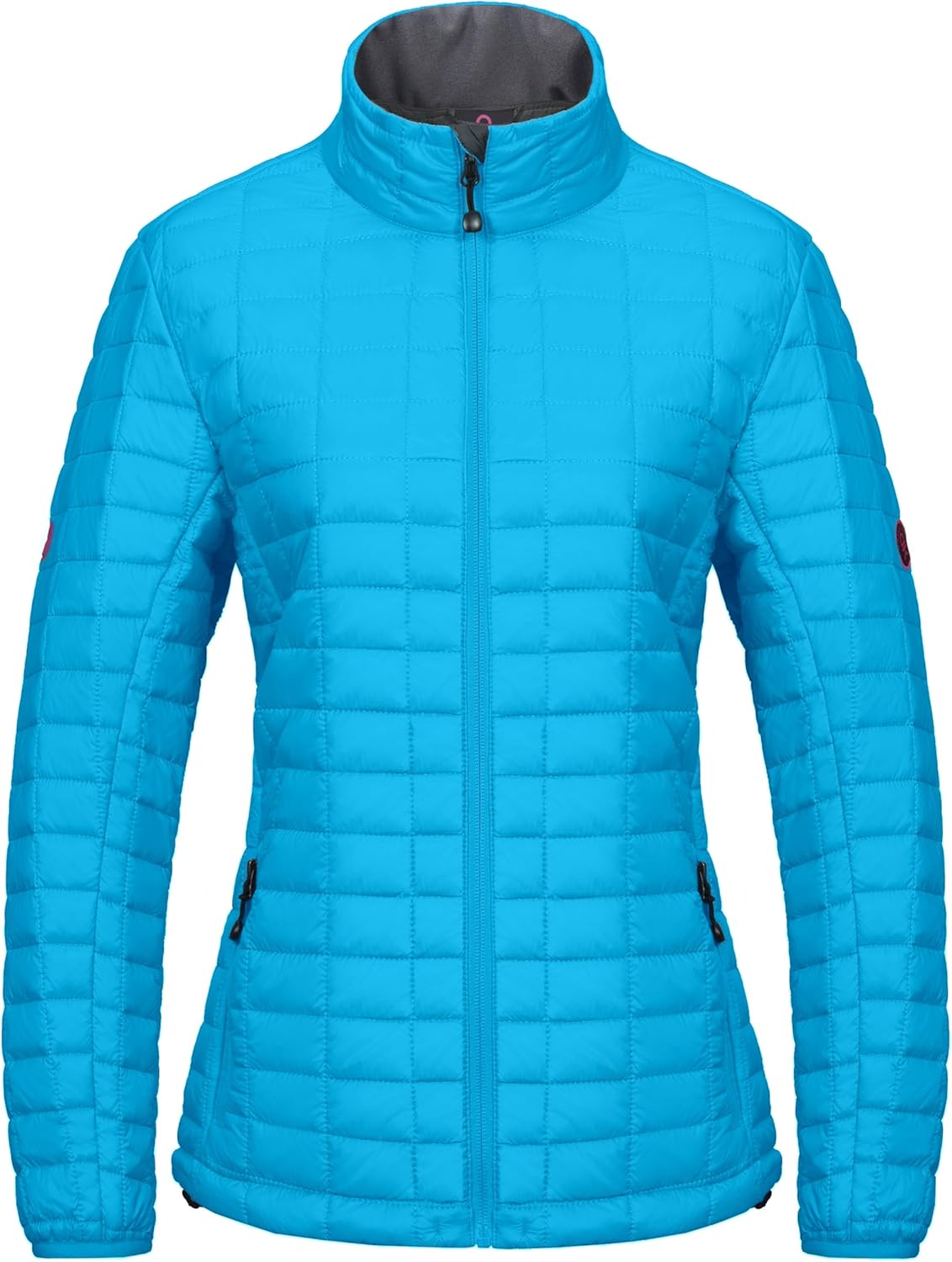 Little Donkey Andy Women's Puffer Jacket, Lightweight Warm Hiking Jacket with Po...