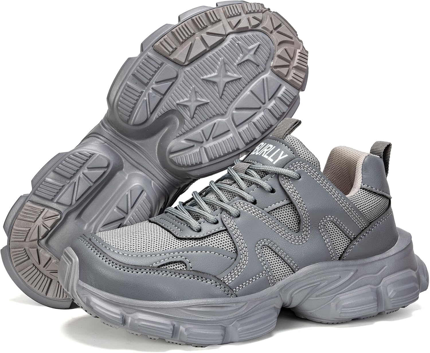 Steel Toe Shoes for Women Wide Non Slip Work Shoes Comfortable Safety Shoes for...