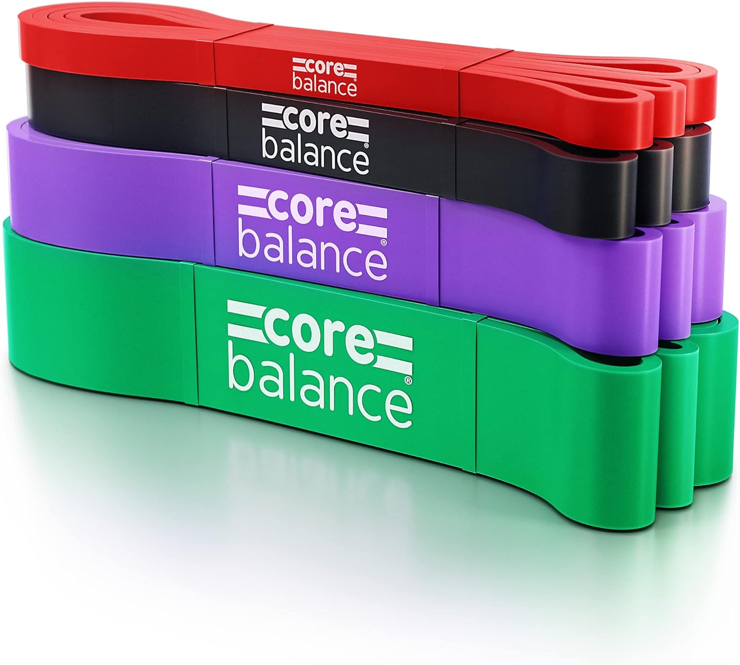 Core Balance Assisted Pull Up Bands Resistance Strength Training Natural Latex (...
