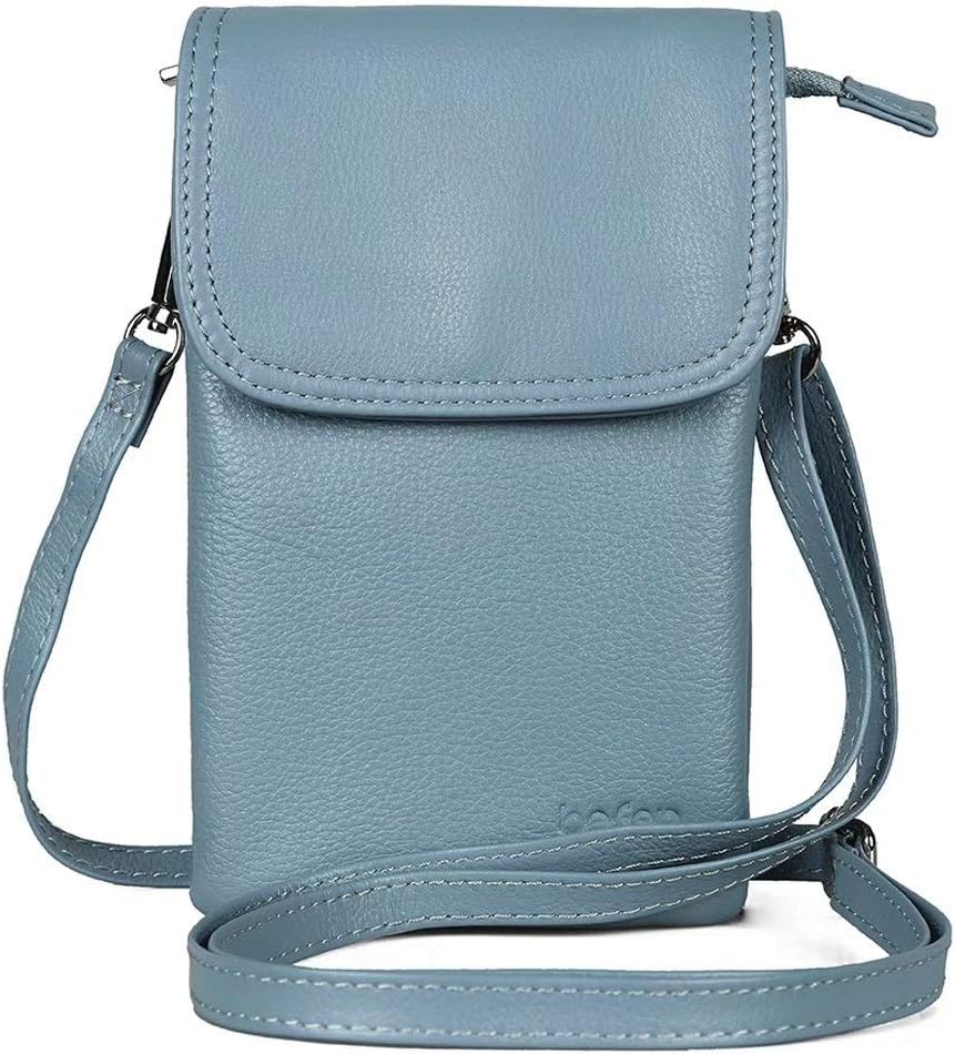 befen Genuine Leather Phone Bag, Real Leather Cell Phone Purse Wallet, Small Mob...