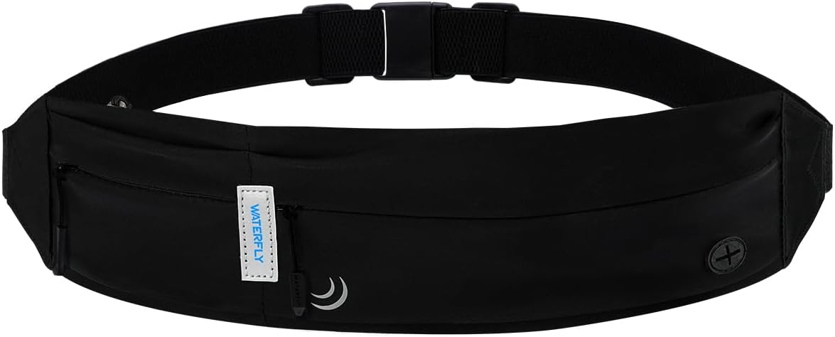 WATERFLY Running Belt Fanny Pack: Runner Marathon Jogging Waist Pack Sport Worko...
