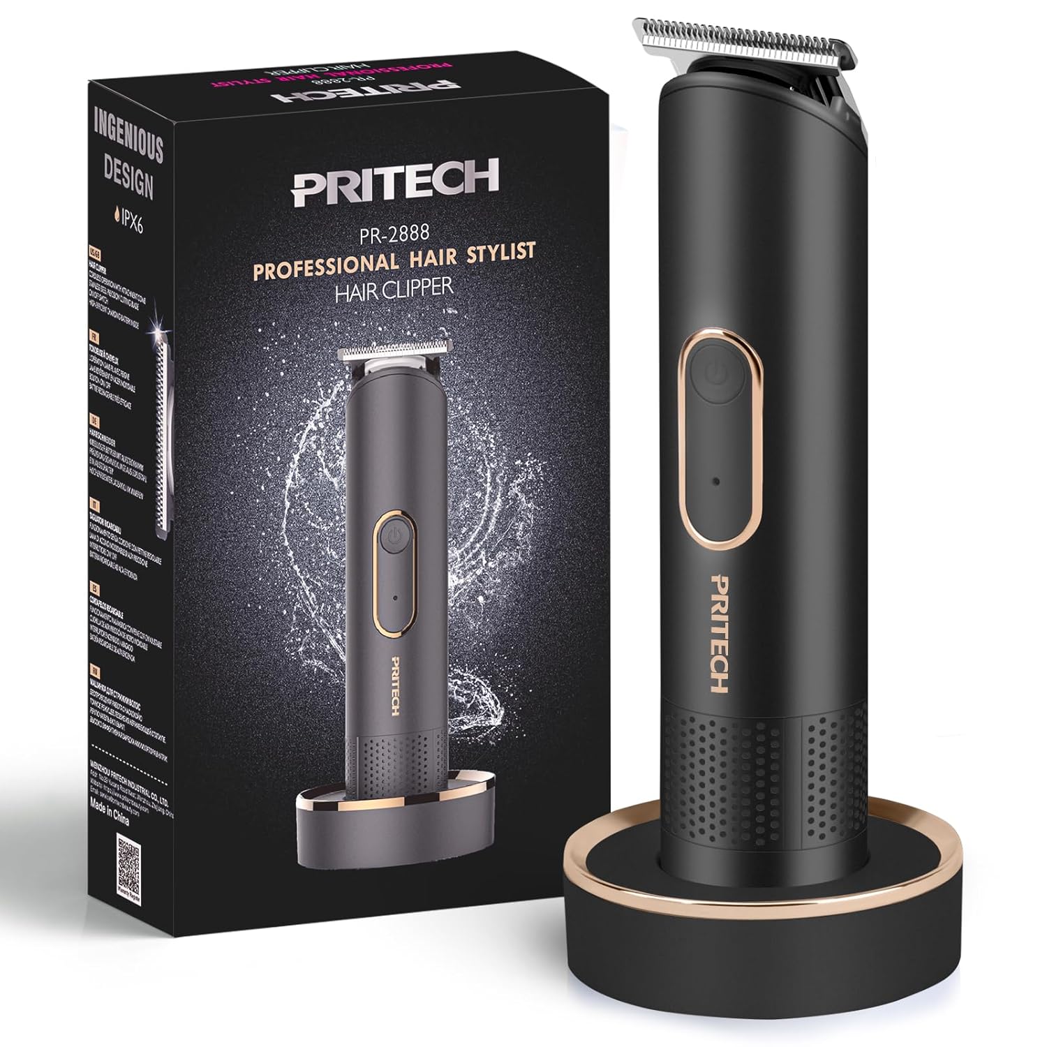 PRITECH Manscape Trimmer for Men, Beard Trimmer for Men, Rechargeable Shavers fo...