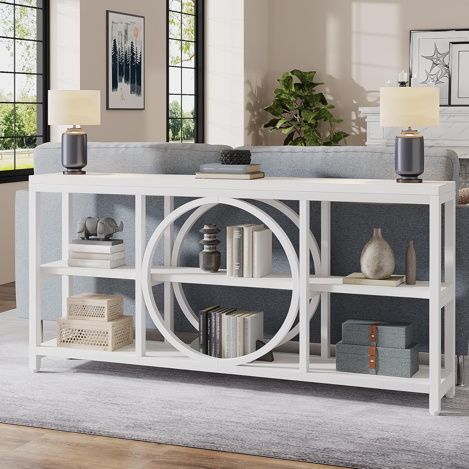 Tribesigns 70.9 inch Sofa Console Table, Modern Extra Long Entryway Tables with...